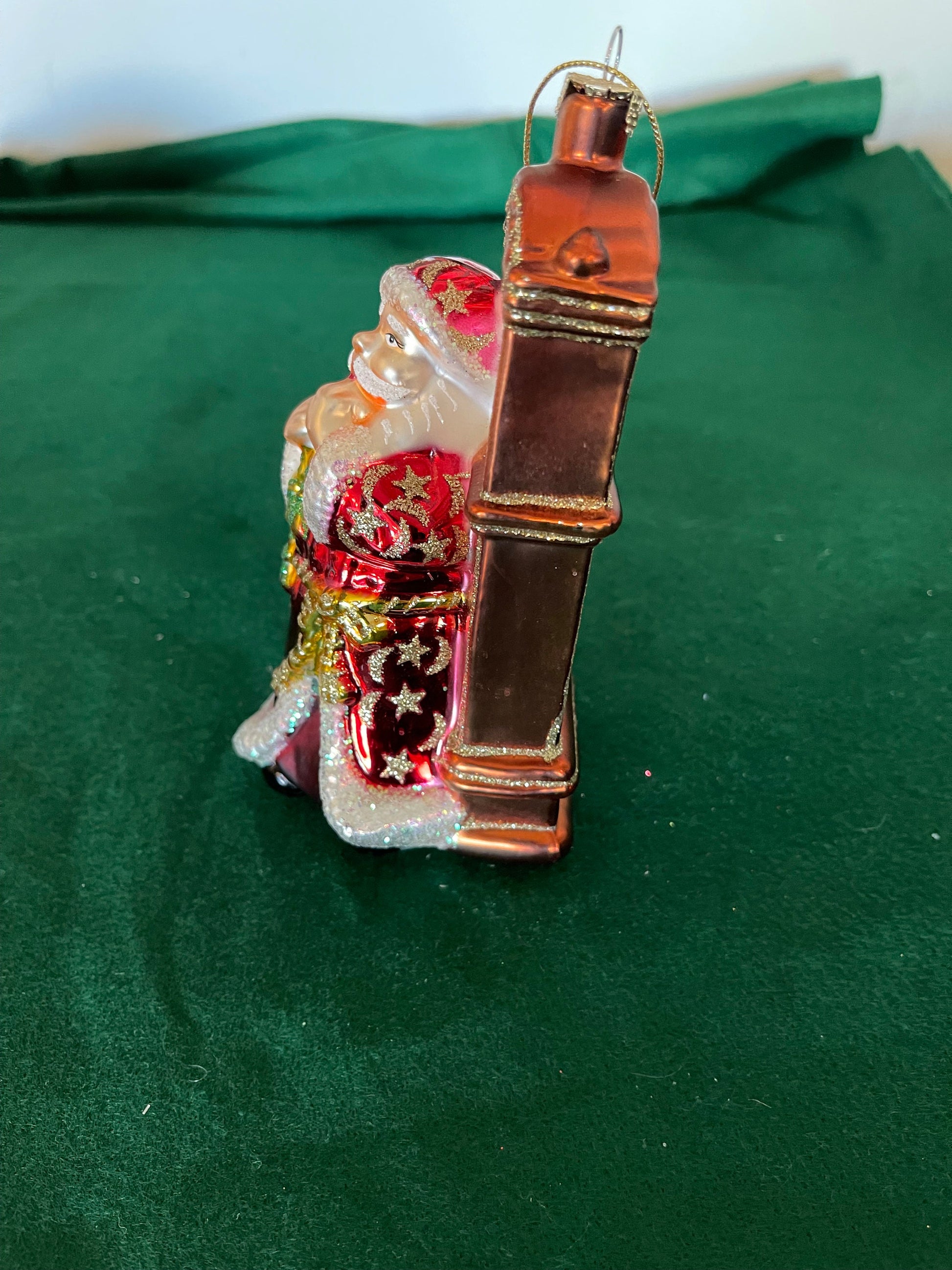 Vintage glass Christmas ornament