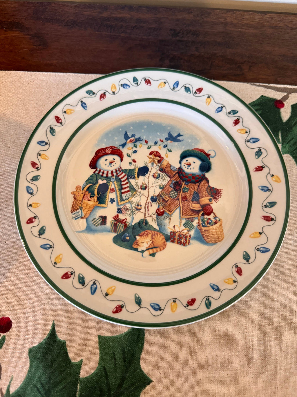 Longaberger Christmas Plate 1999