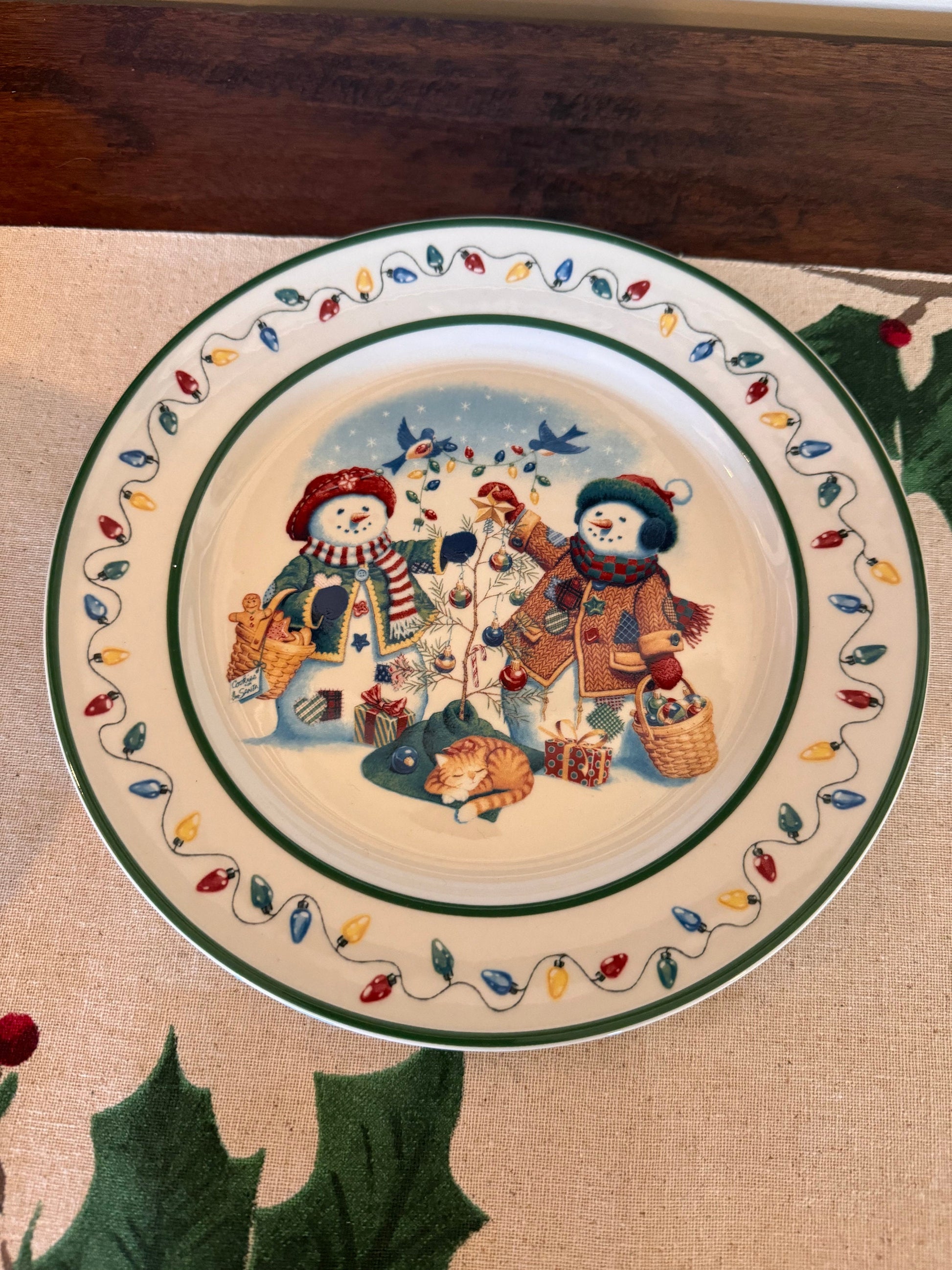 Longaberger Christmas Plate 1999