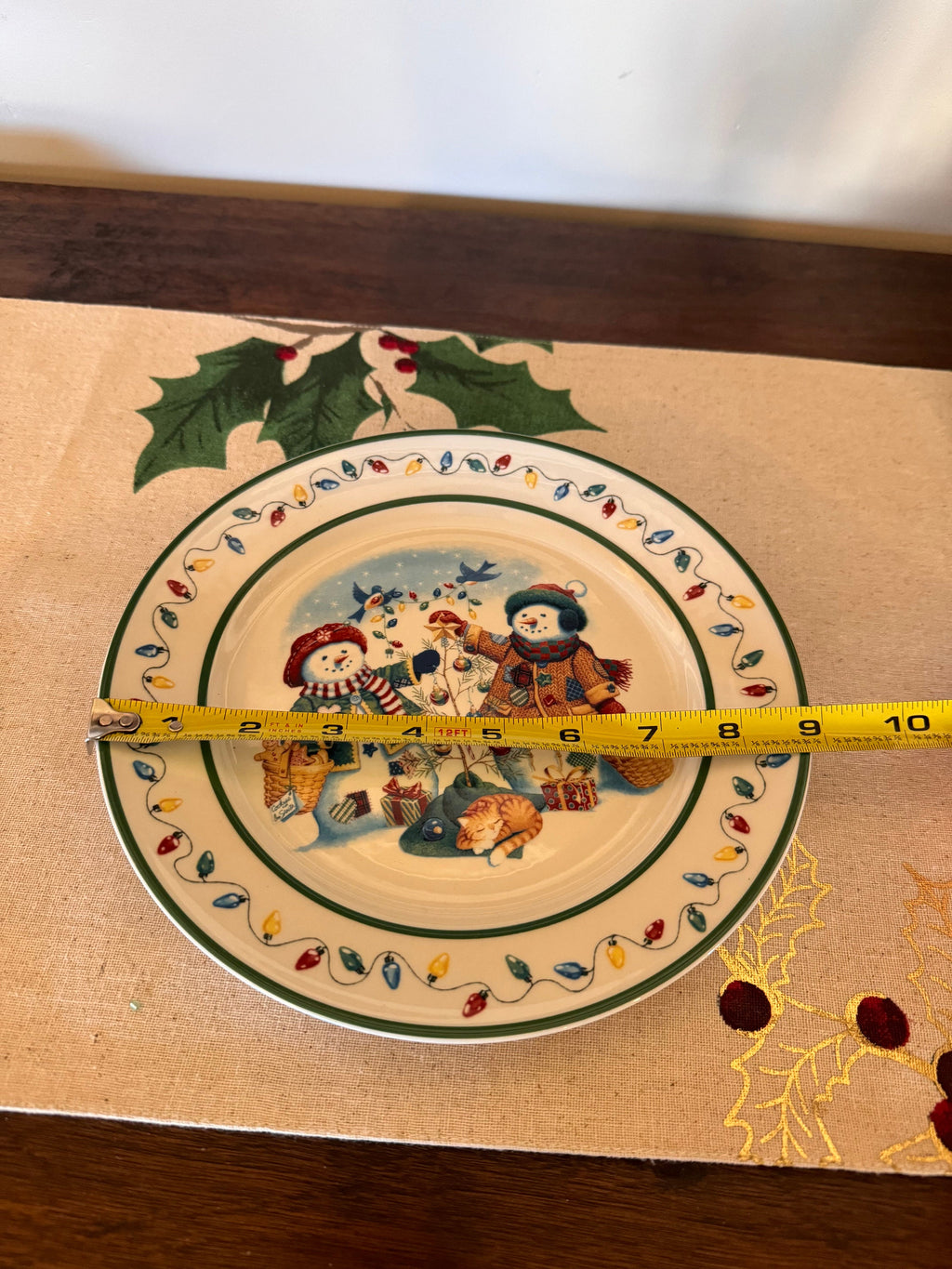 Longaberger Christmas Plate 1999