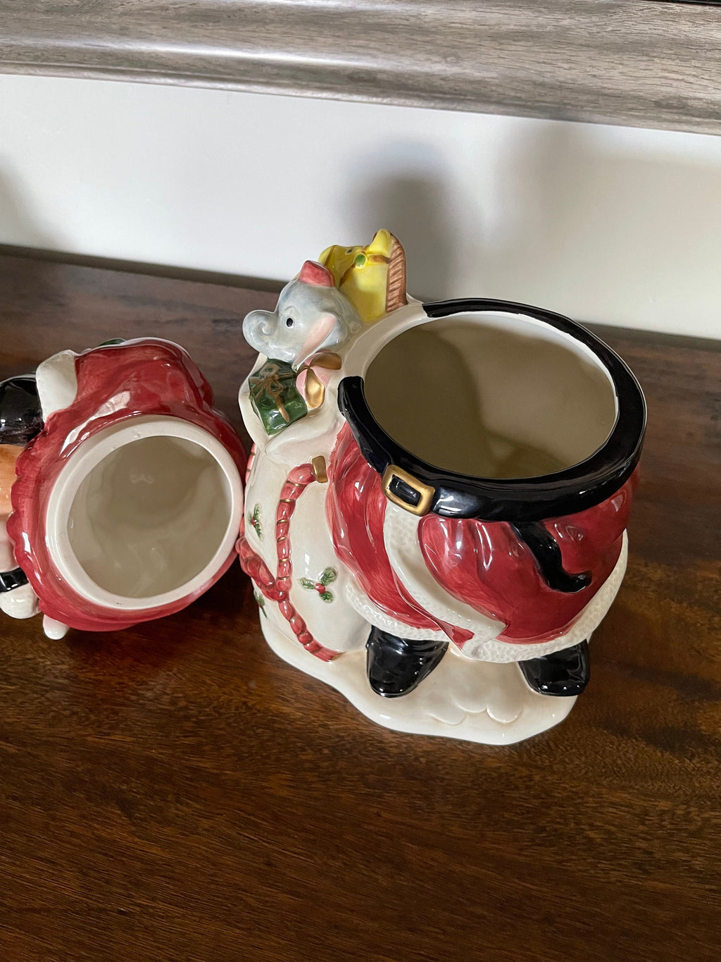 Vintage Fitz and Floyd Santa Cookie Jar