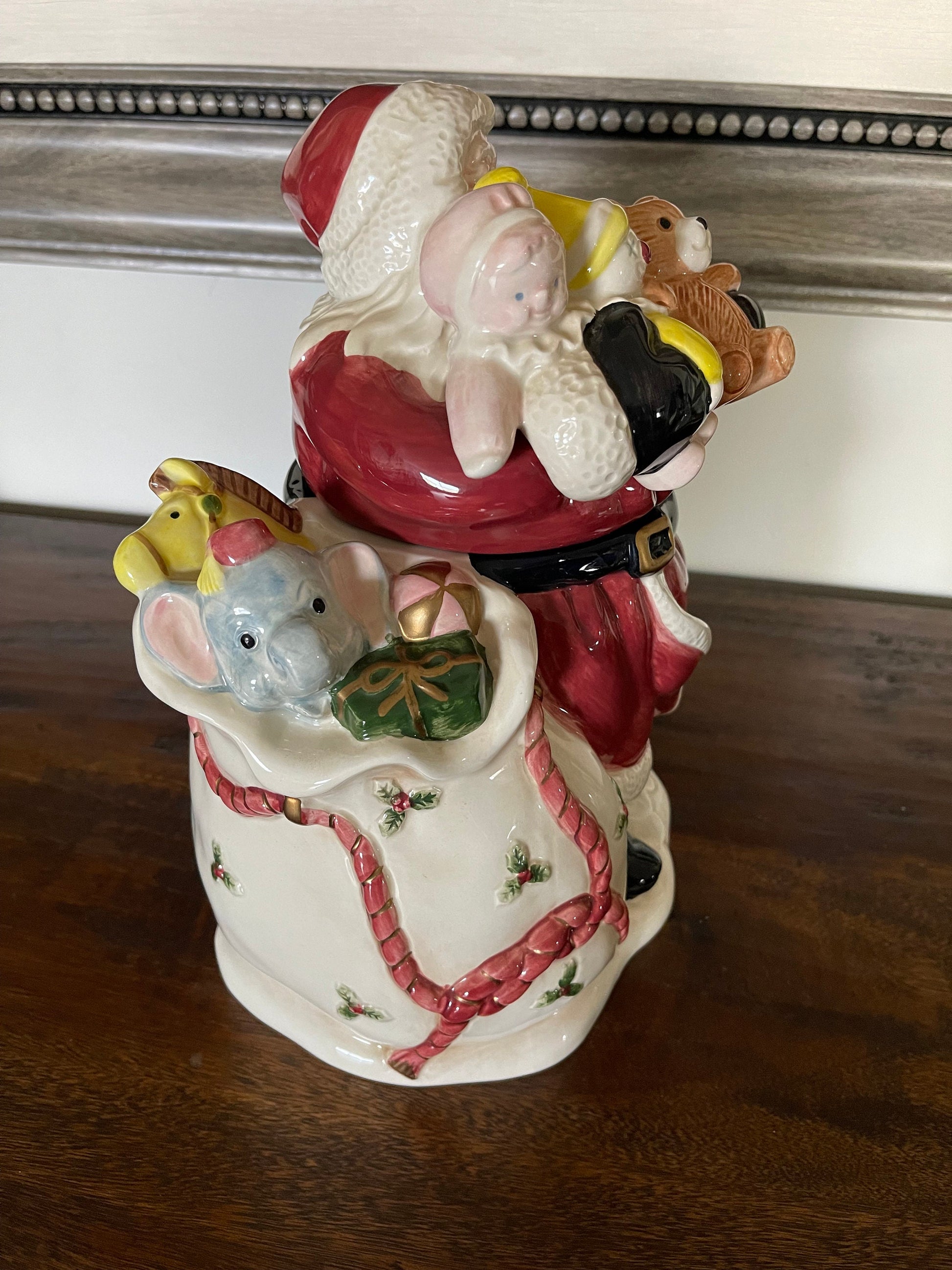 Vintage Fitz and Floyd Santa Cookie Jar