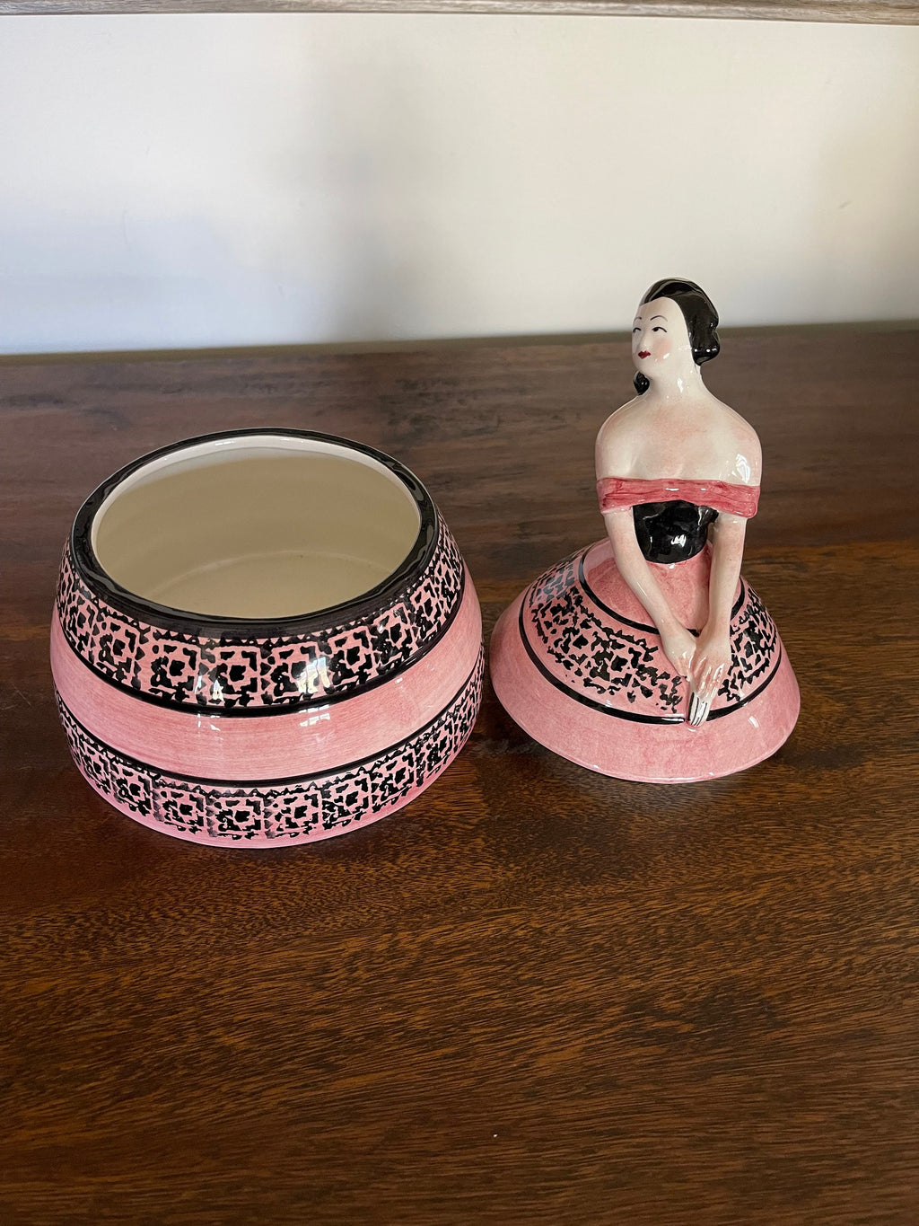 Rare Neiman Marcus Lady Trinket Box