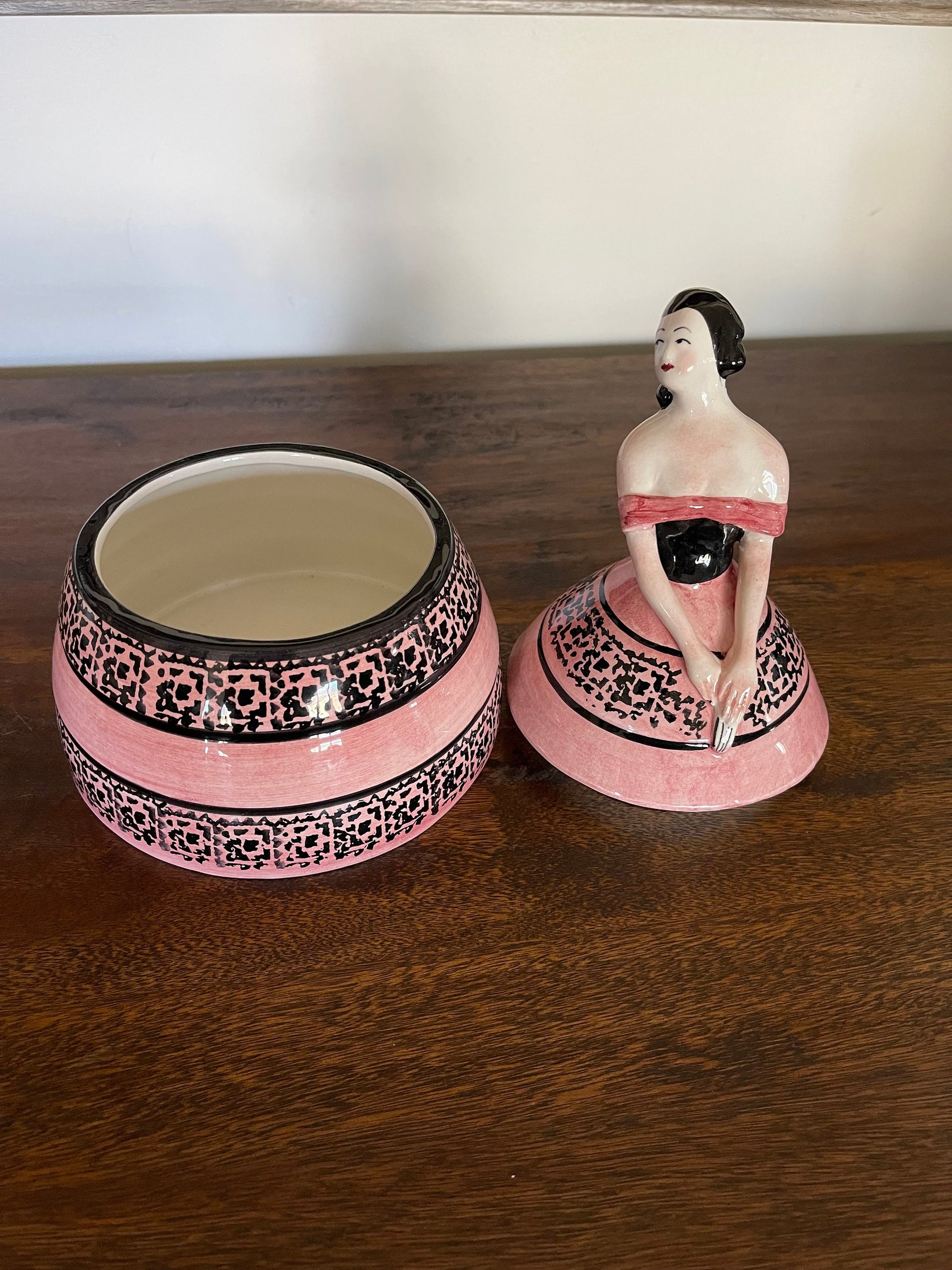 Rare Neiman Marcus Lady Trinket Box