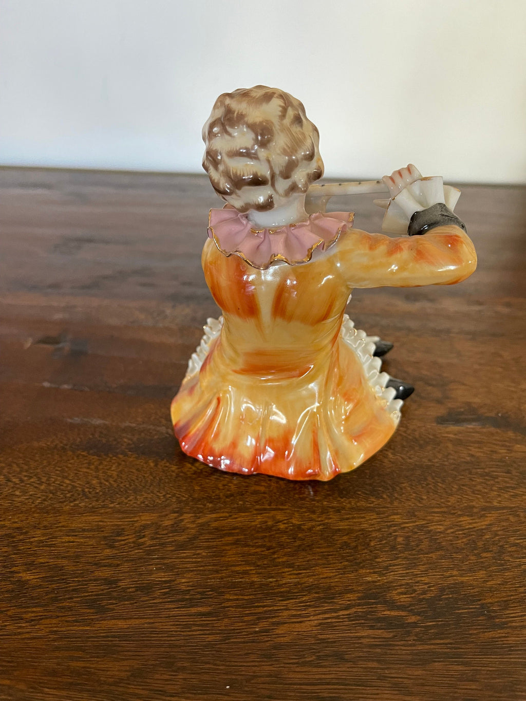 Antique Victorian lace porcelain figurine.