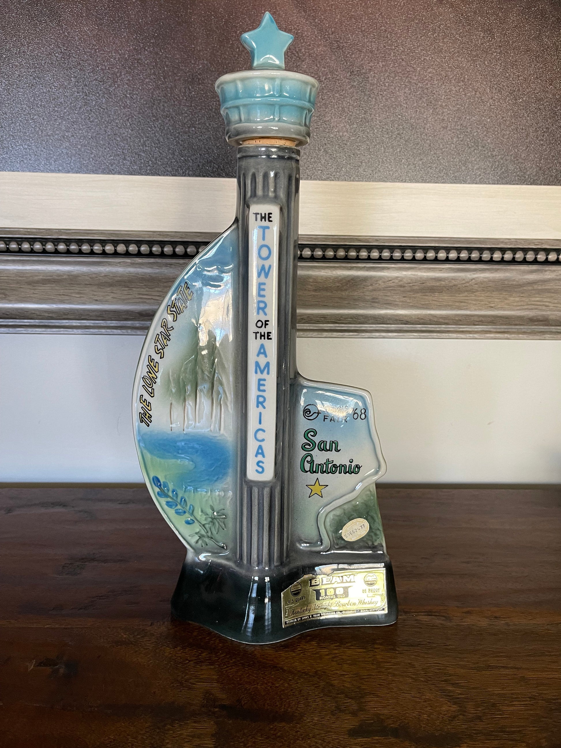 Vintage Beam Hemis Fair 1968 Decanter