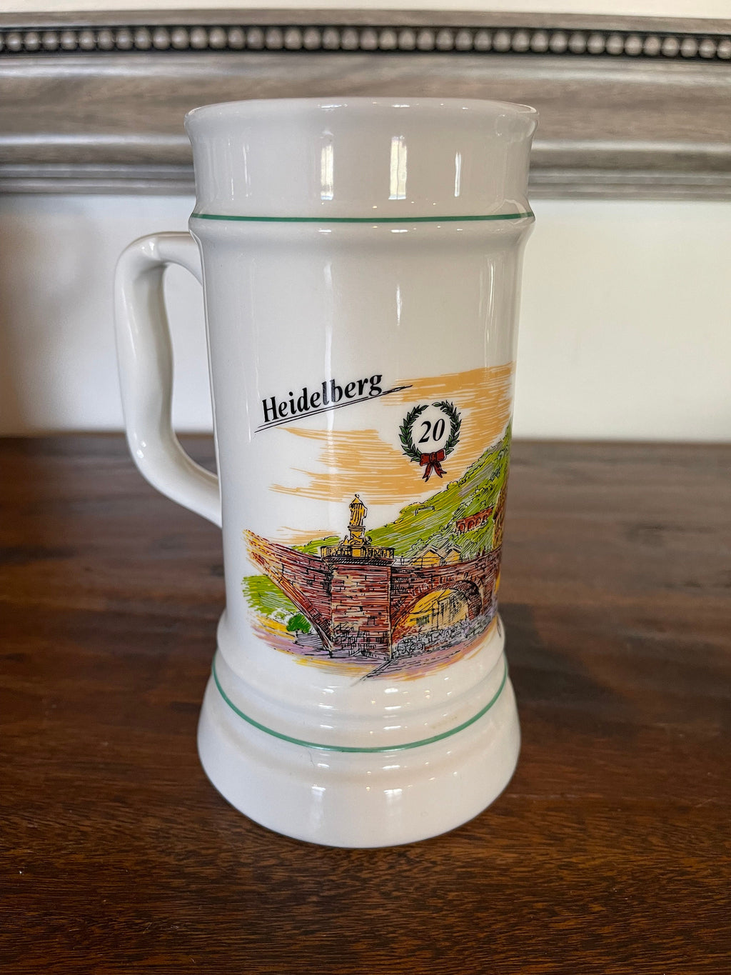 Vintage Heidelberg 20th Anniversary Stein