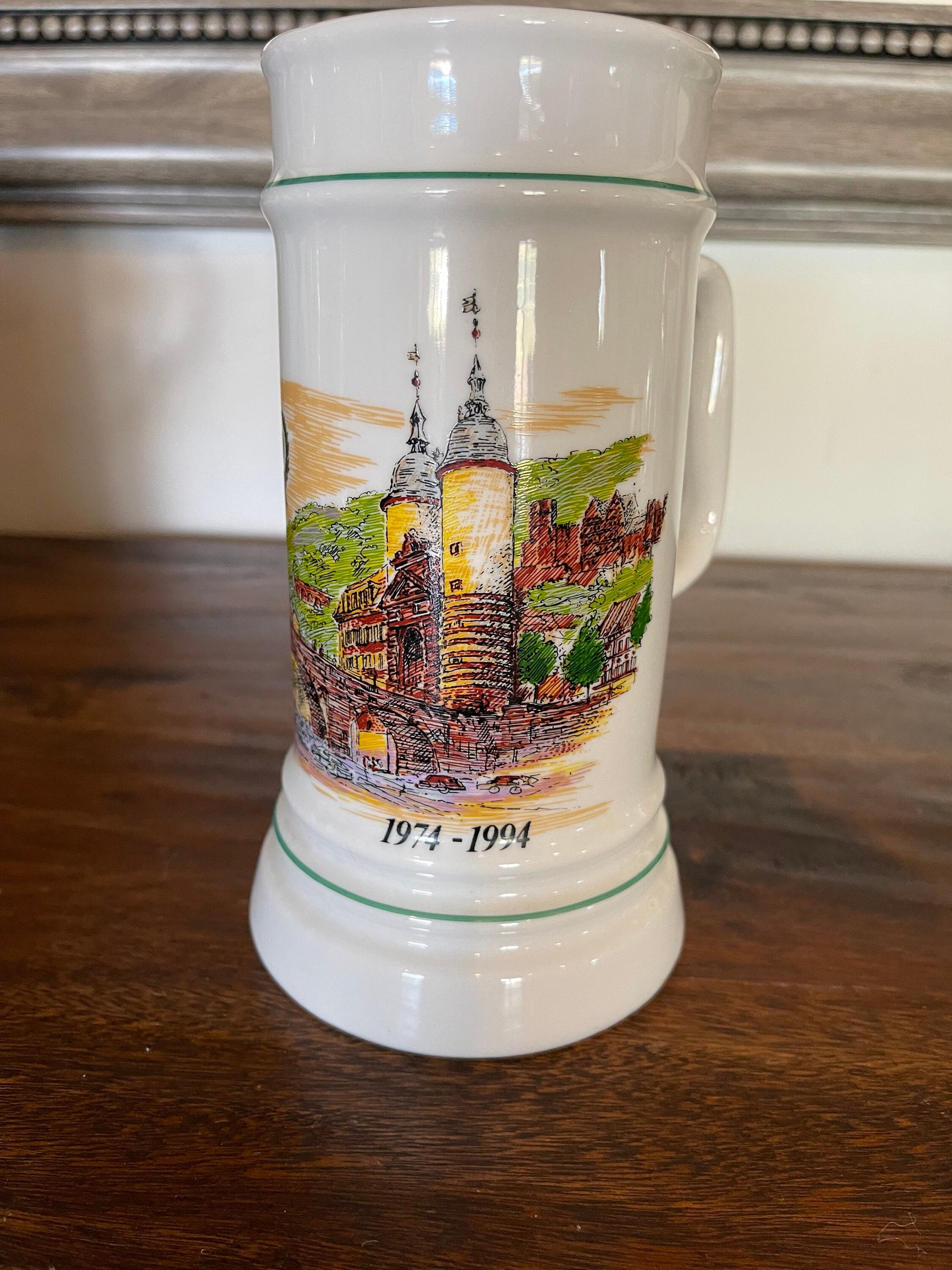 Vintage Heidelberg 20th Anniversary Stein