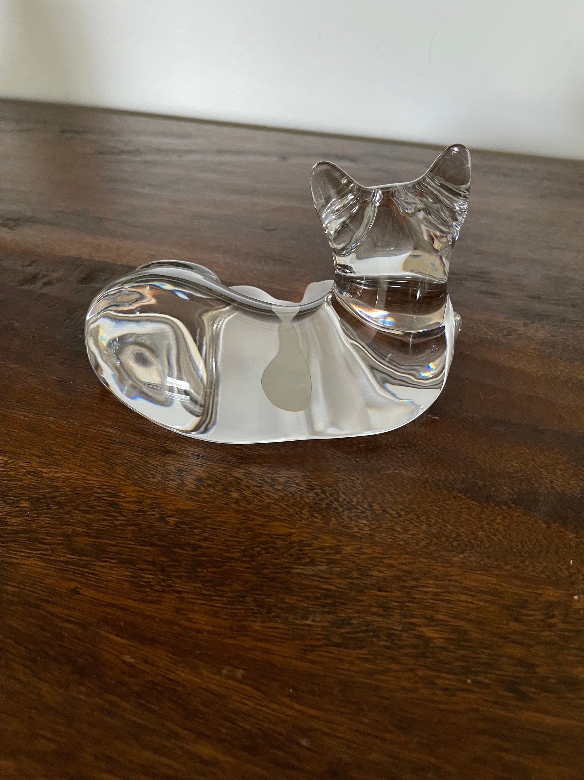 1997 Lenox Crystal “Warm and Cozy” Cat and Kitten
