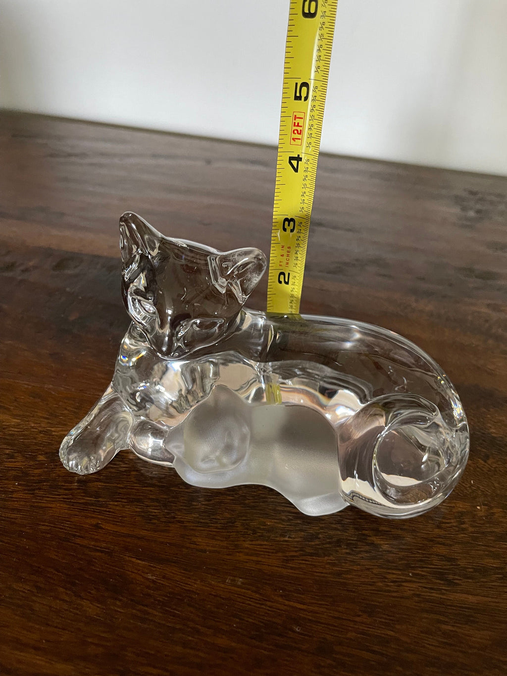 1997 Lenox Crystal “Warm and Cozy” Cat and Kitten