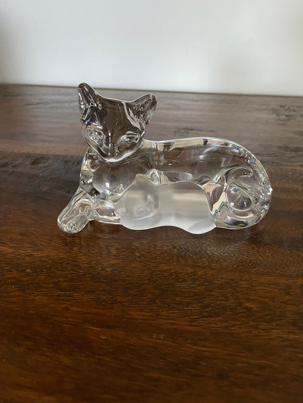 1997 Lenox Crystal “Warm and Cozy” Cat and Kitten