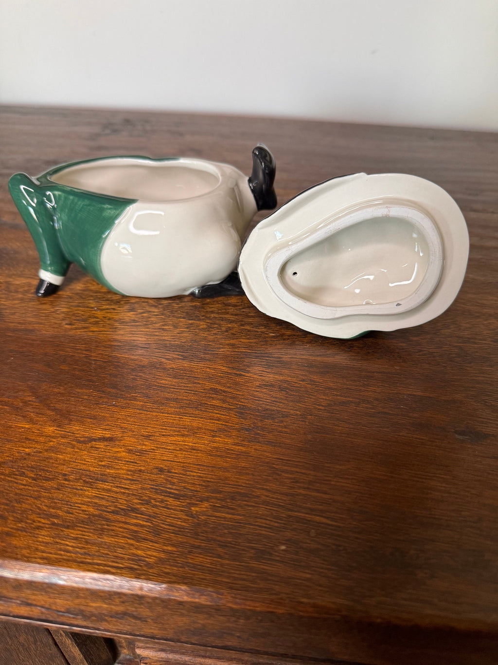 Fitz and Floyd Christmas Penguin Candy Dish