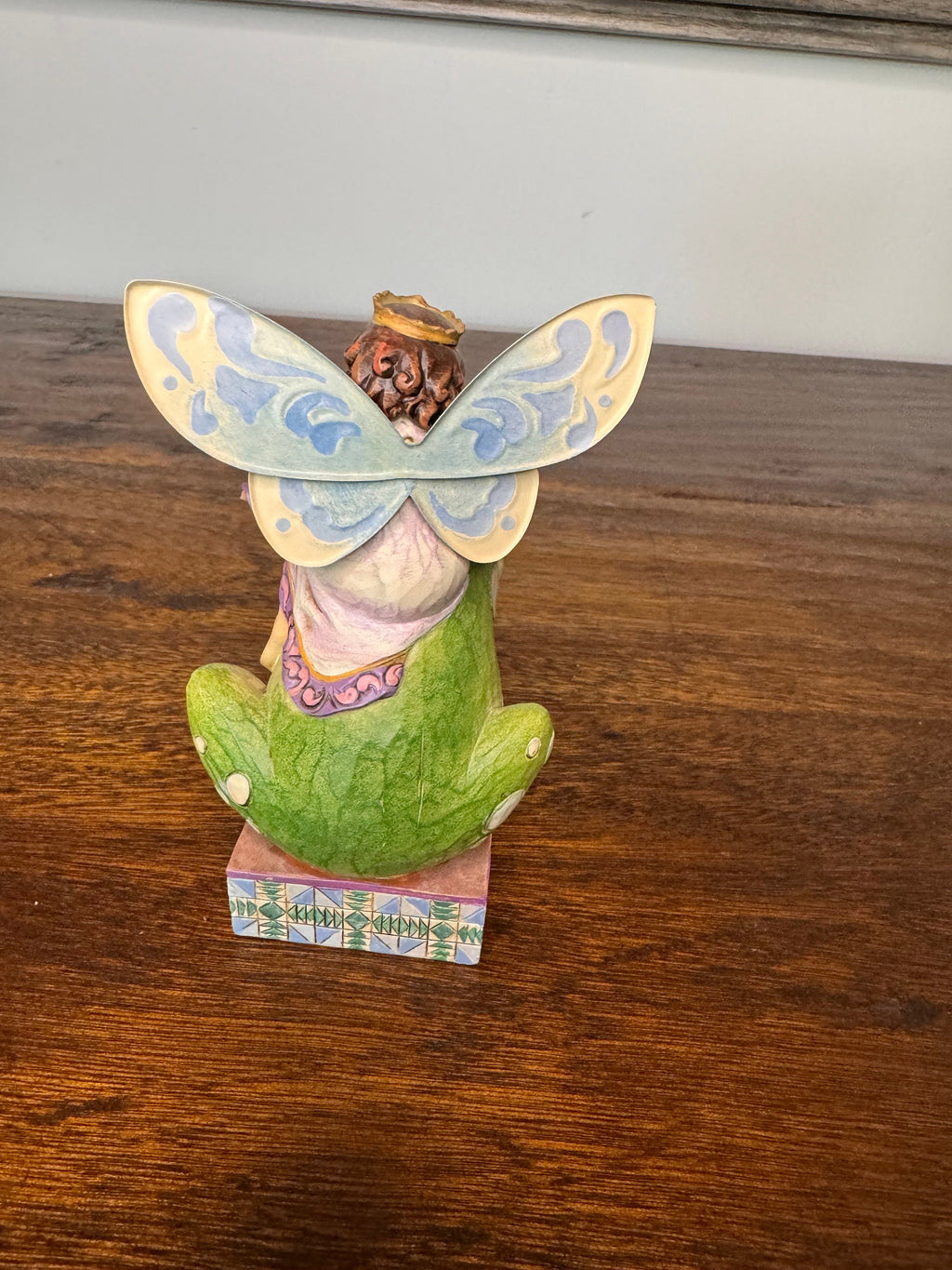 Jim Shore Heartwood Creek “Have You Kissed A Frog Today?” Fairy on a frog