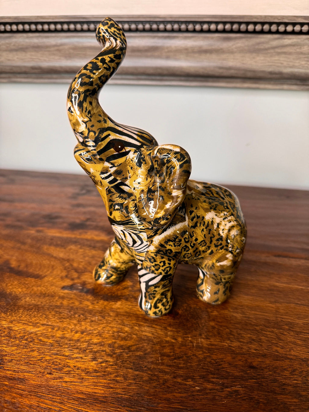 African Safari Patchwork Elephant