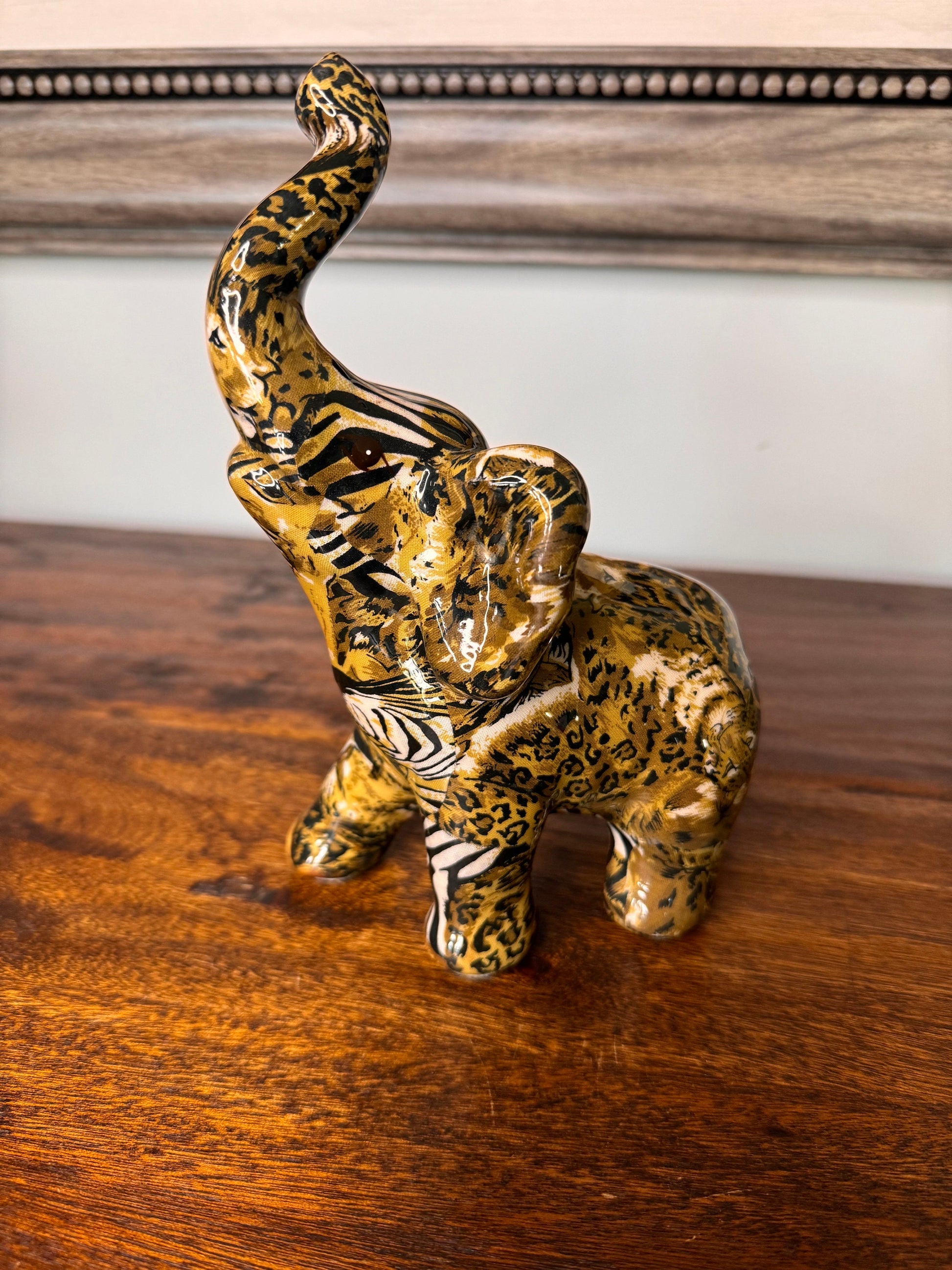 African Safari Patchwork Elephant