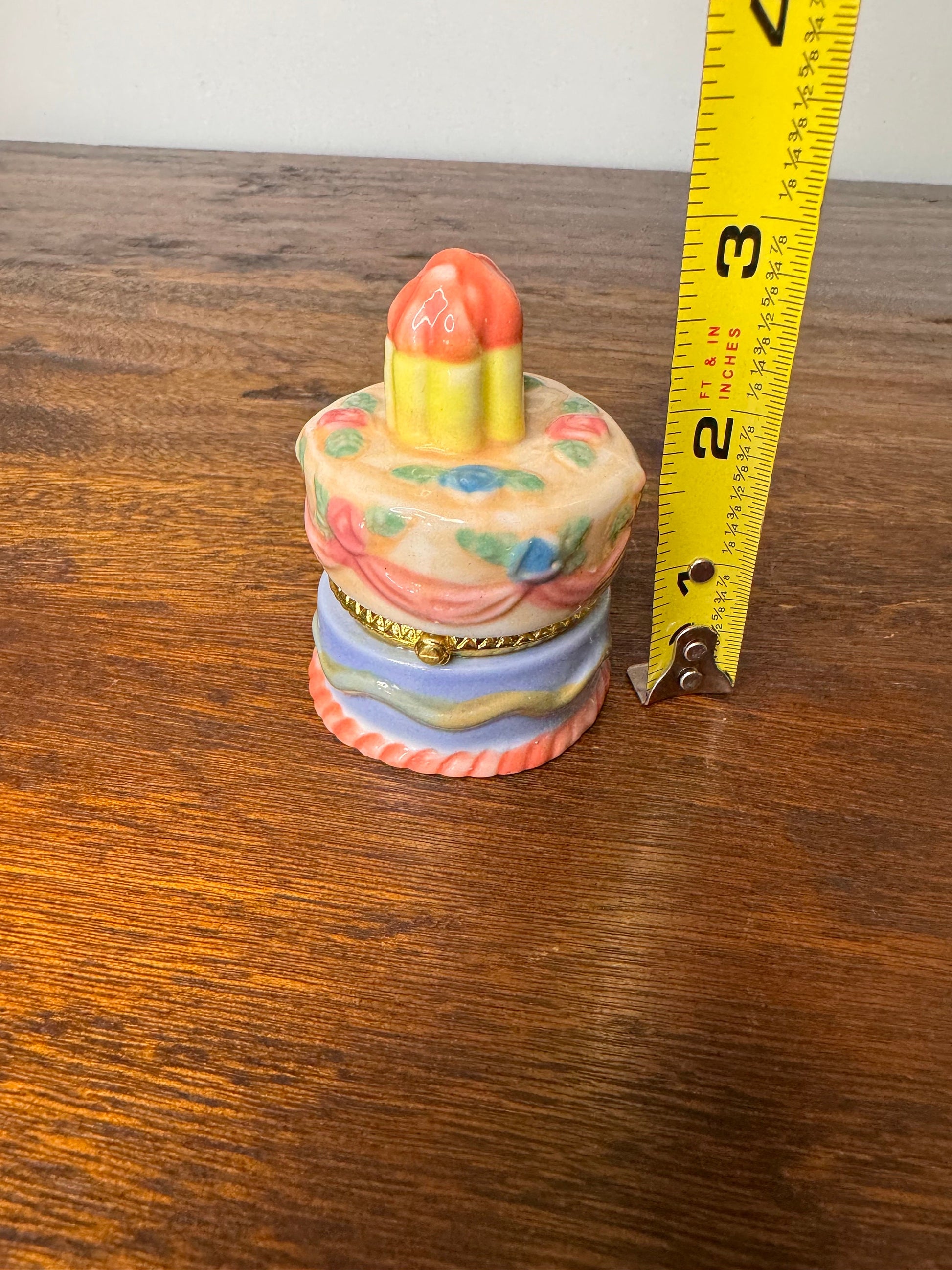 Mini Birthday Cake Trinket Box