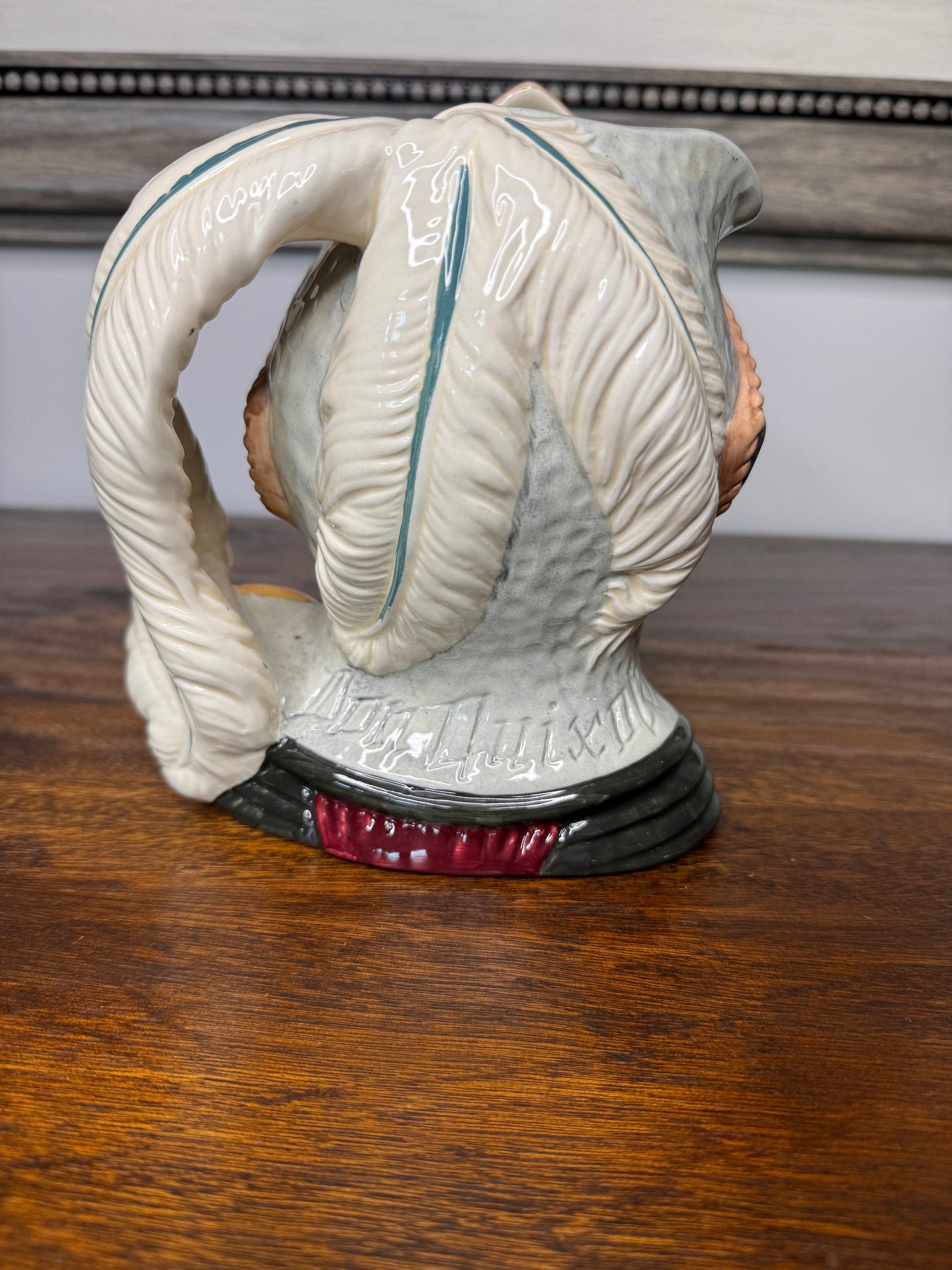 Vintage 1956 Royal Doulton Don Quixote Large Toby Jug Pitcher