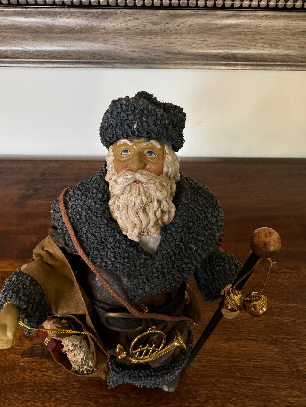 Possible Dreams Clothtique Santa Woodsman