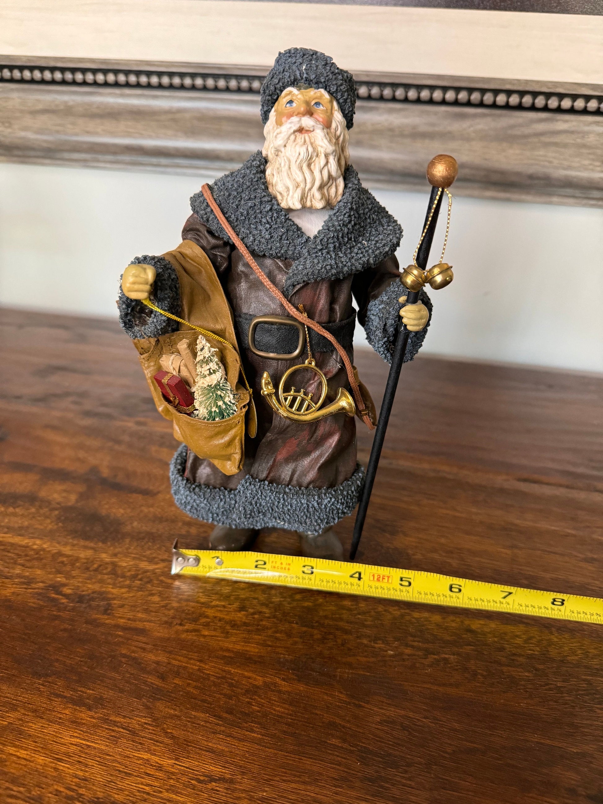 Possible Dreams Clothtique Santa Woodsman