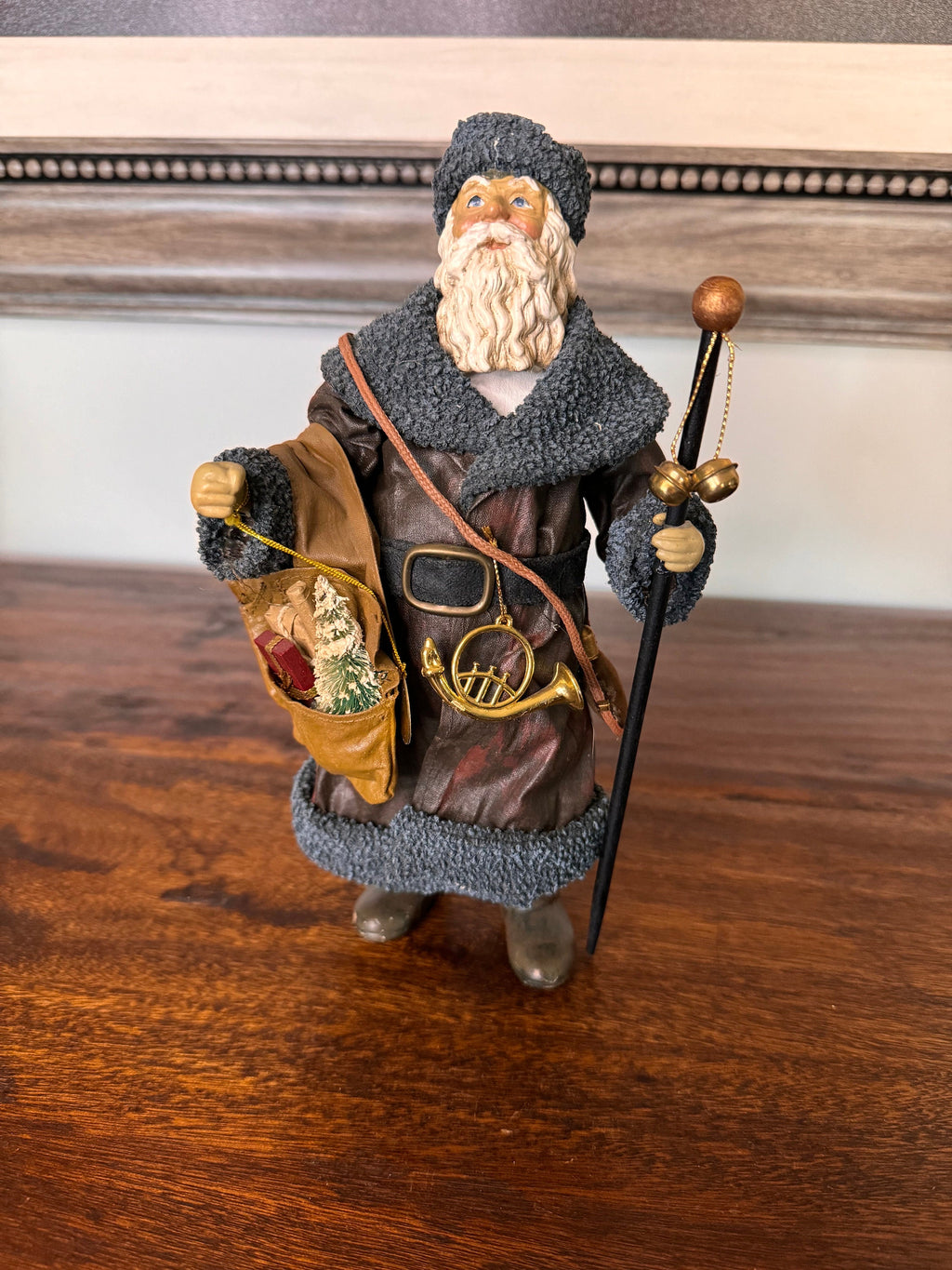 Possible Dreams Clothtique Santa Woodsman