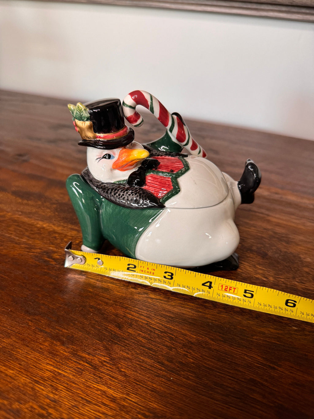 Fitz and Floyd Christmas Penguin Candy Dish