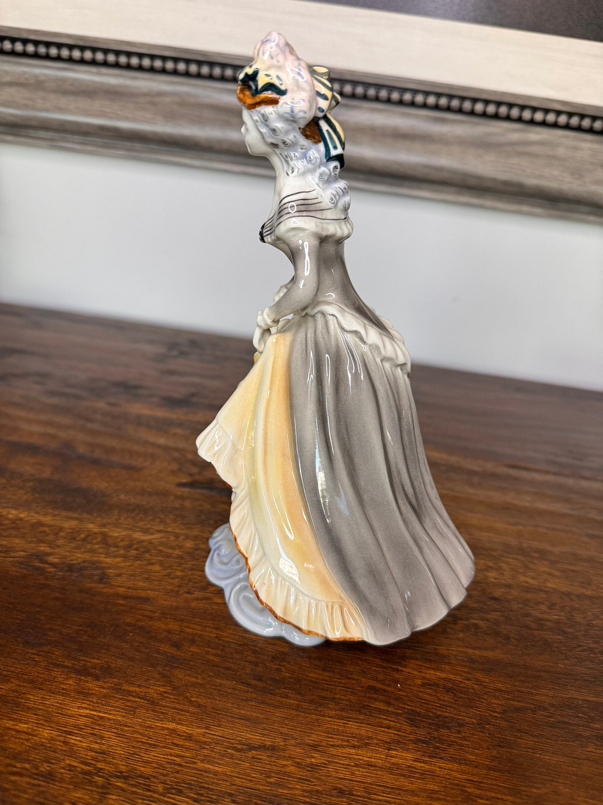 Mid Century Goldscheider USA Ceramic Victorian Style Lady