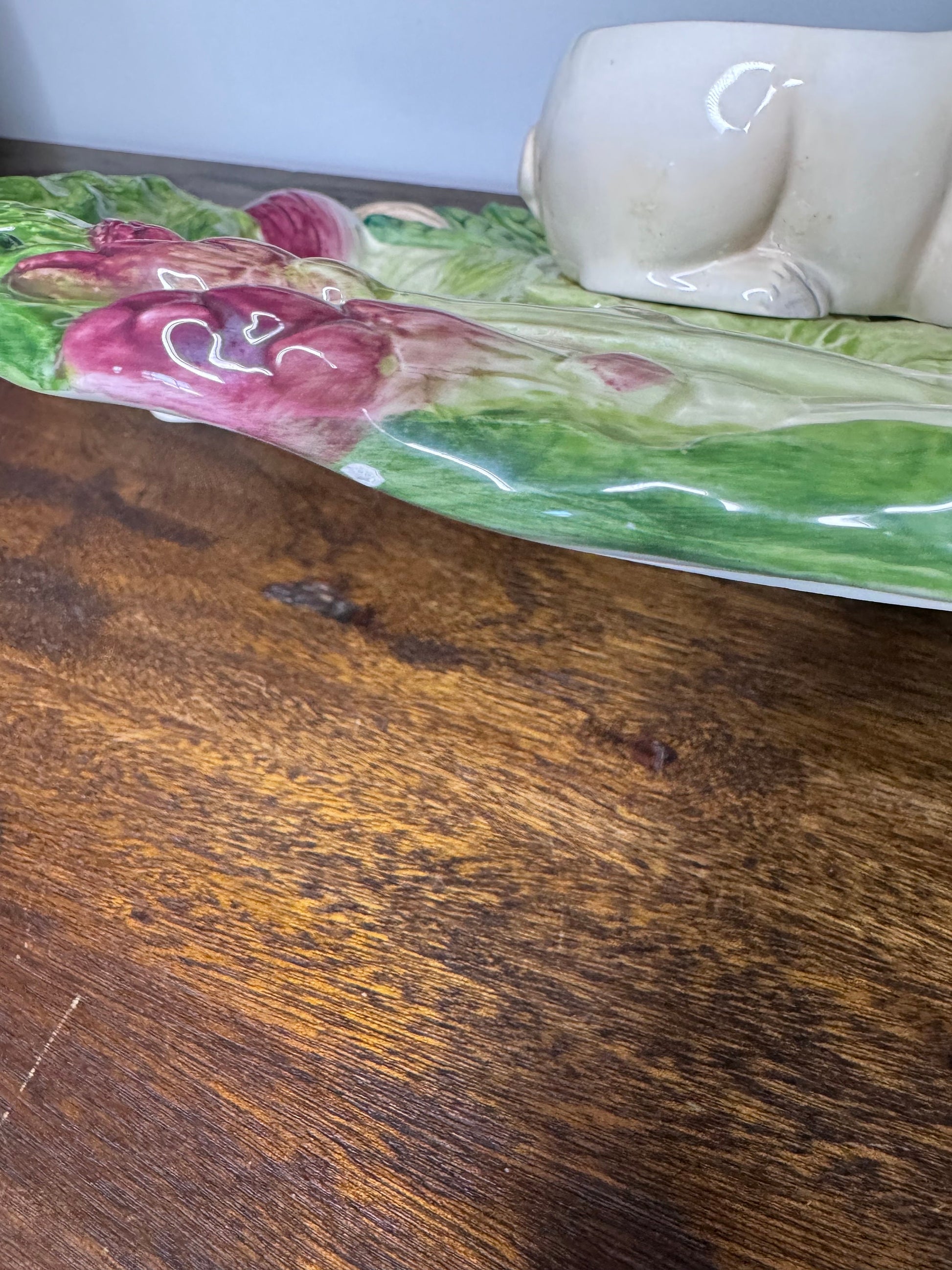 Vintage Fitz and Floyd French Market Sectioned Serving Platter