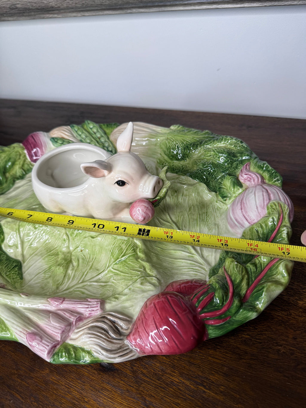 Vintage Fitz and Floyd French Market Sectioned Serving Platter