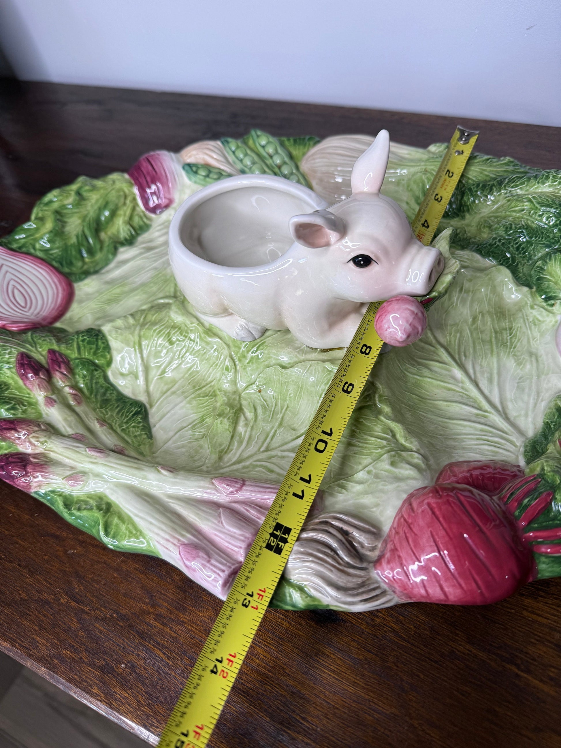 Vintage Fitz and Floyd French Market Sectioned Serving Platter