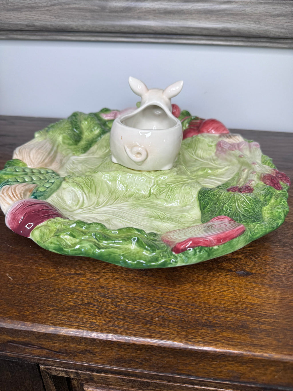 Vintage Fitz and Floyd French Market Sectioned Serving Platter