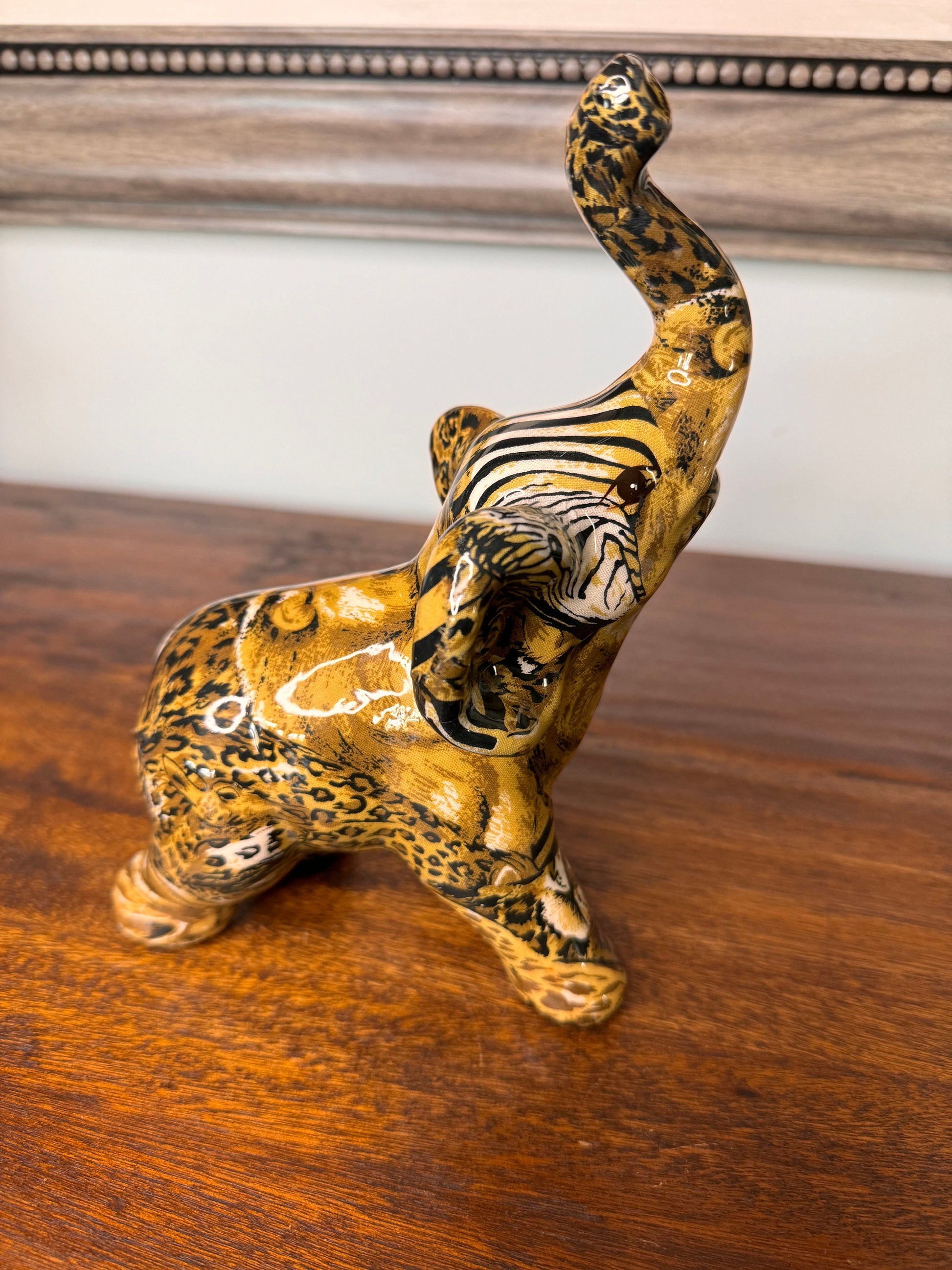 African Safari Patchwork Elephant