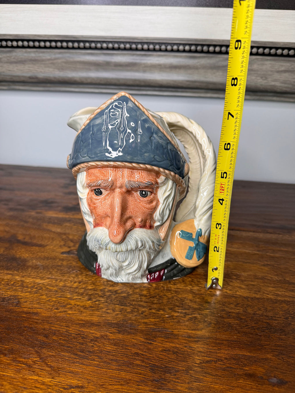 Vintage 1956 Royal Doulton Don Quixote Large Toby Jug Pitcher