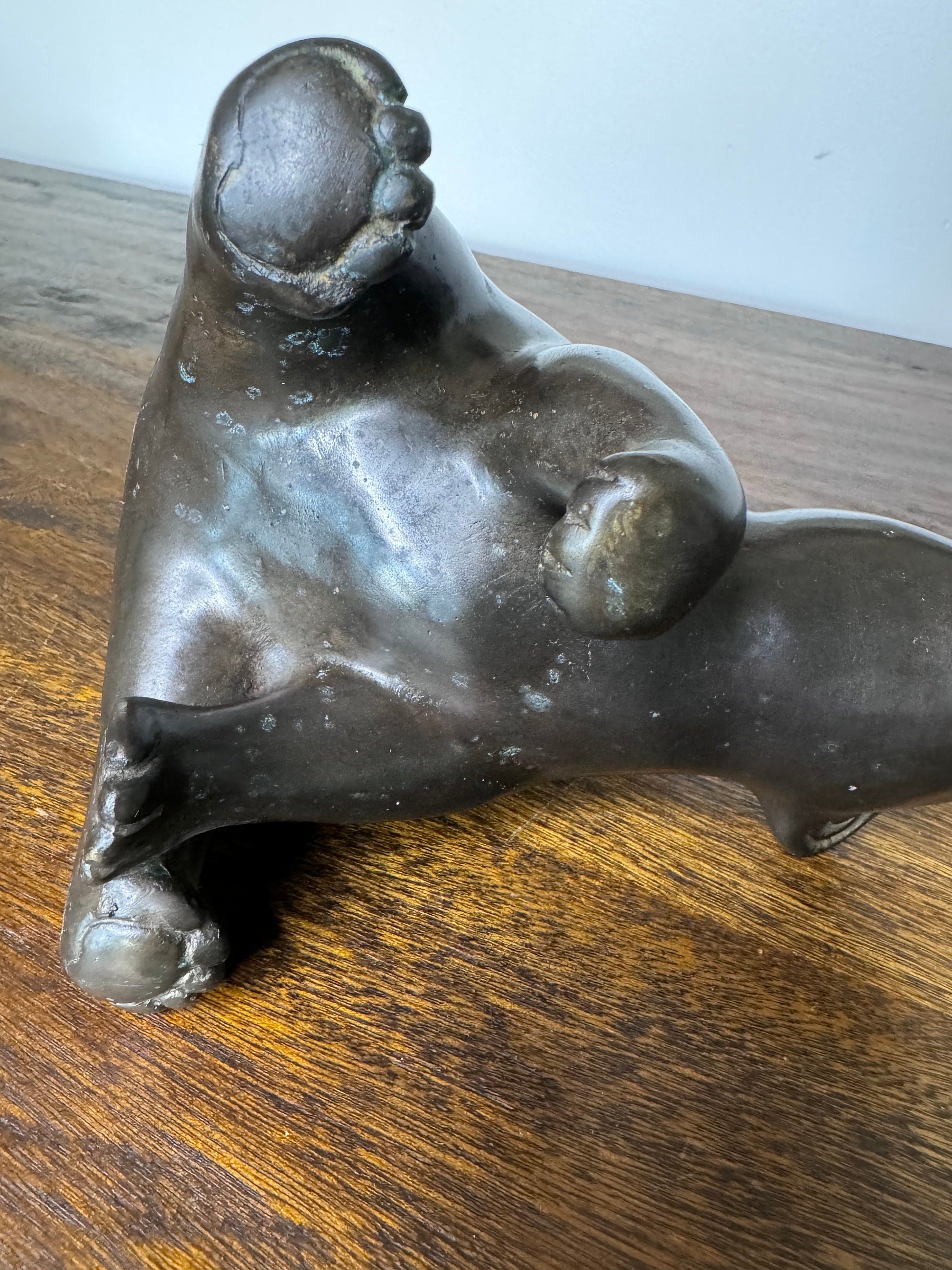 Vintage Signed and Numbered Santi’s Bronze Bear Cub