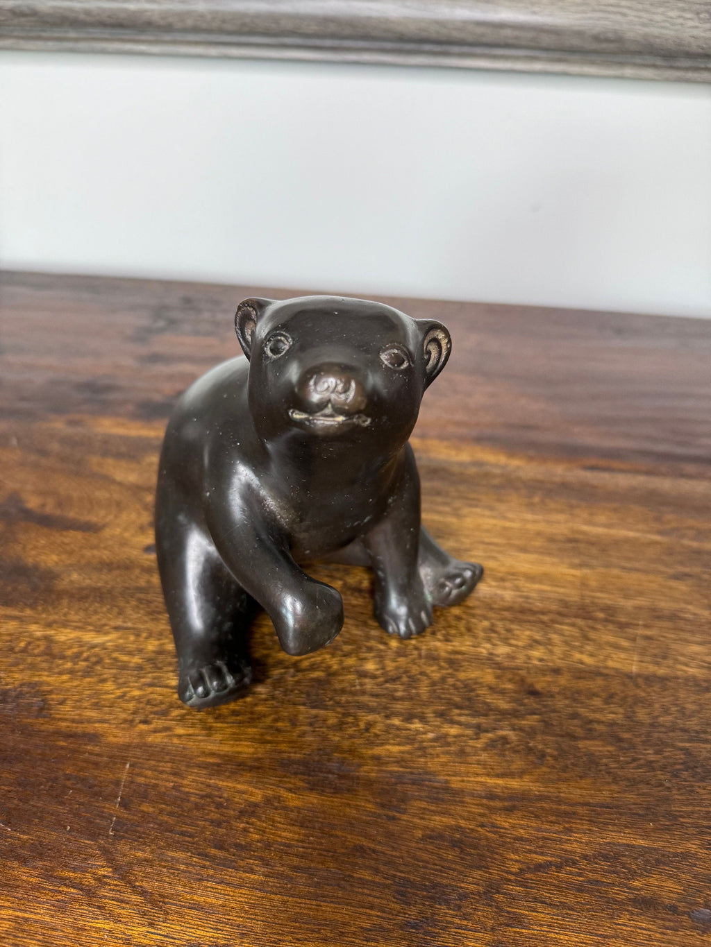 Vintage Signed and Numbered Santi’s Bronze Bear Cub