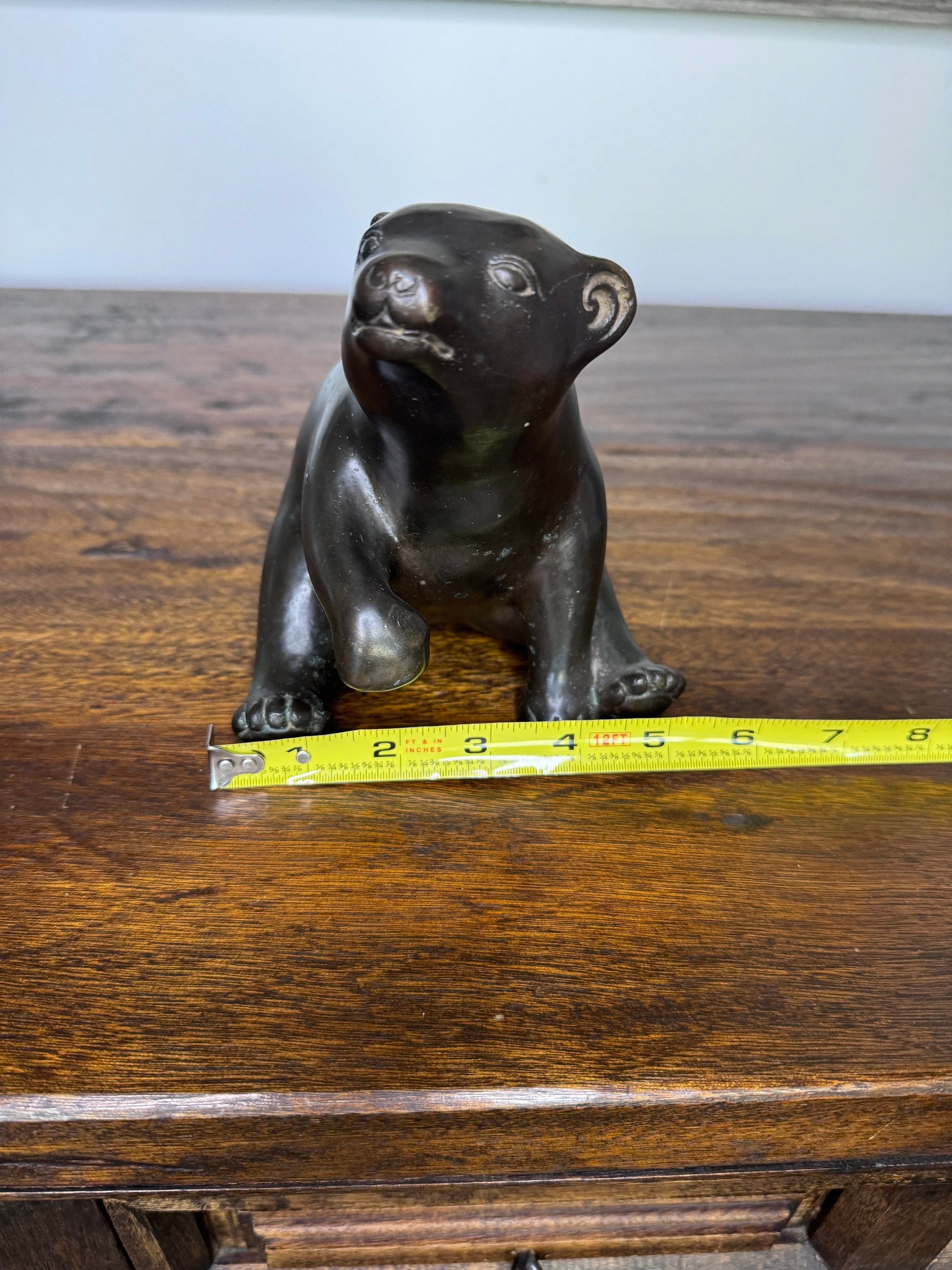 Vintage Signed and Numbered Santi’s Bronze Bear Cub