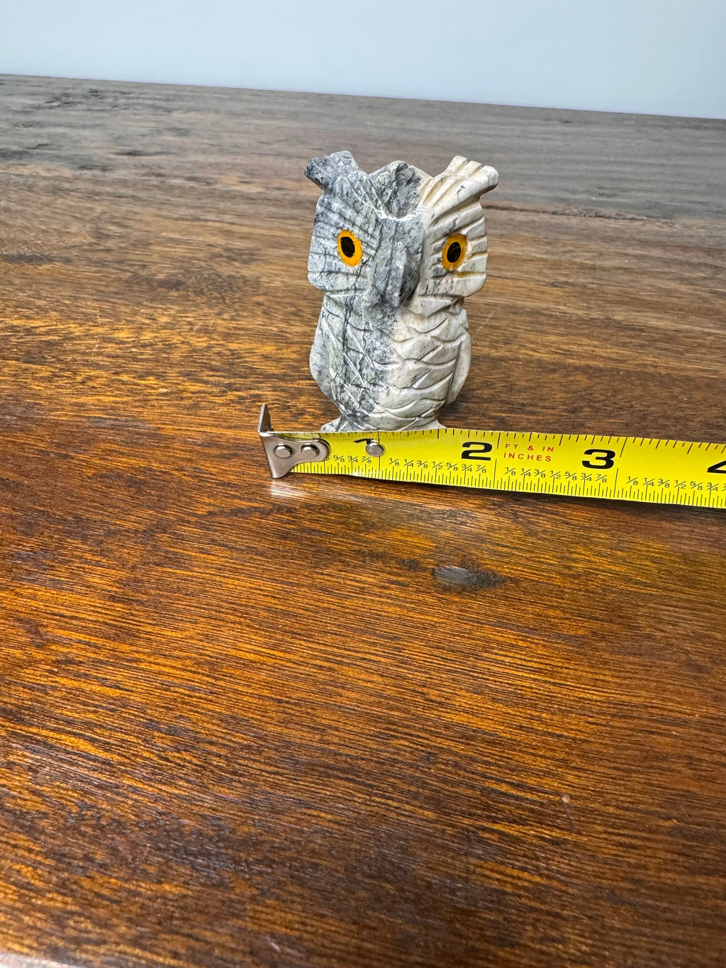 Small Stone Carved Owl