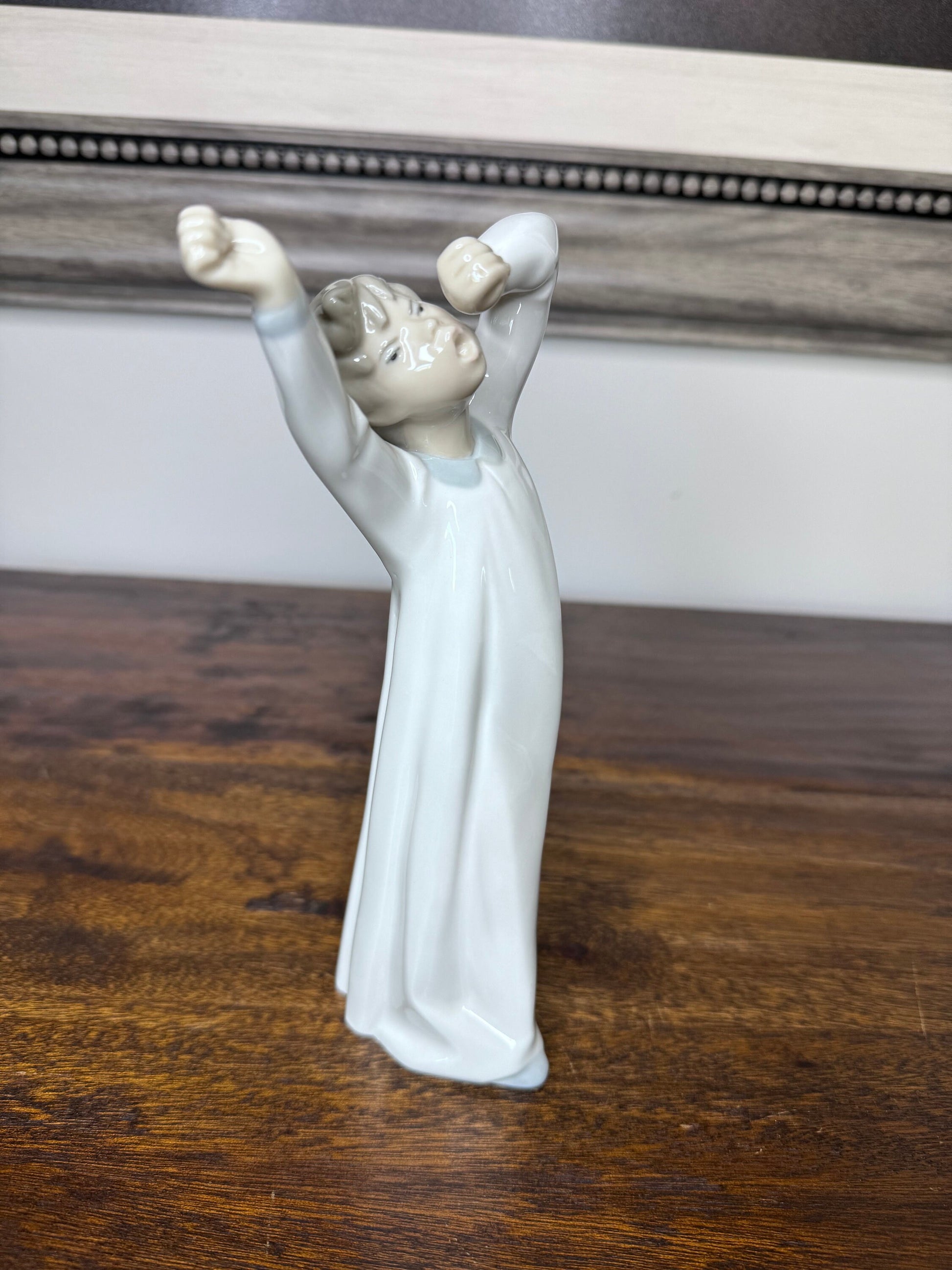 Retired Lladro Boy Awakening Figurine