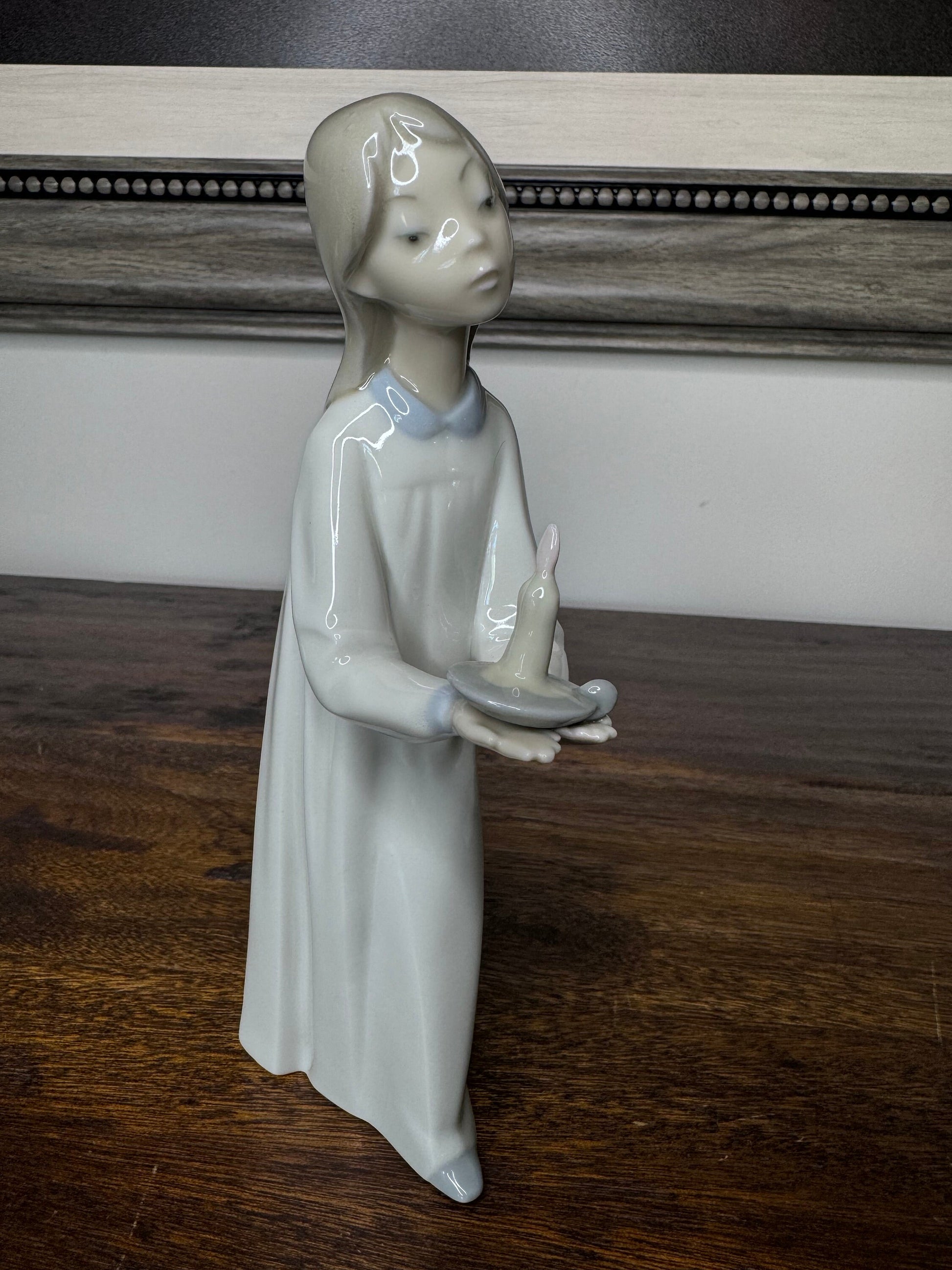 Lladro 1970’s Girl with Candle