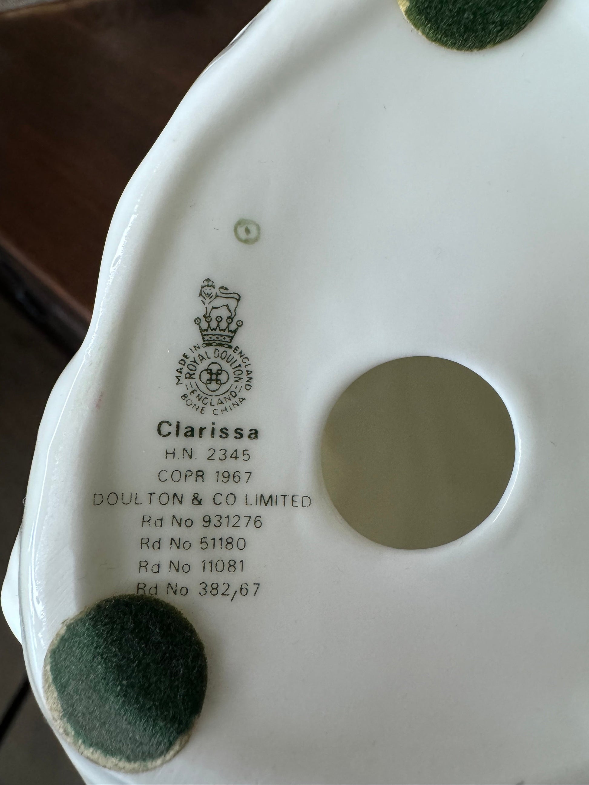 Vintage Royal Doulton Clarissa Figurine