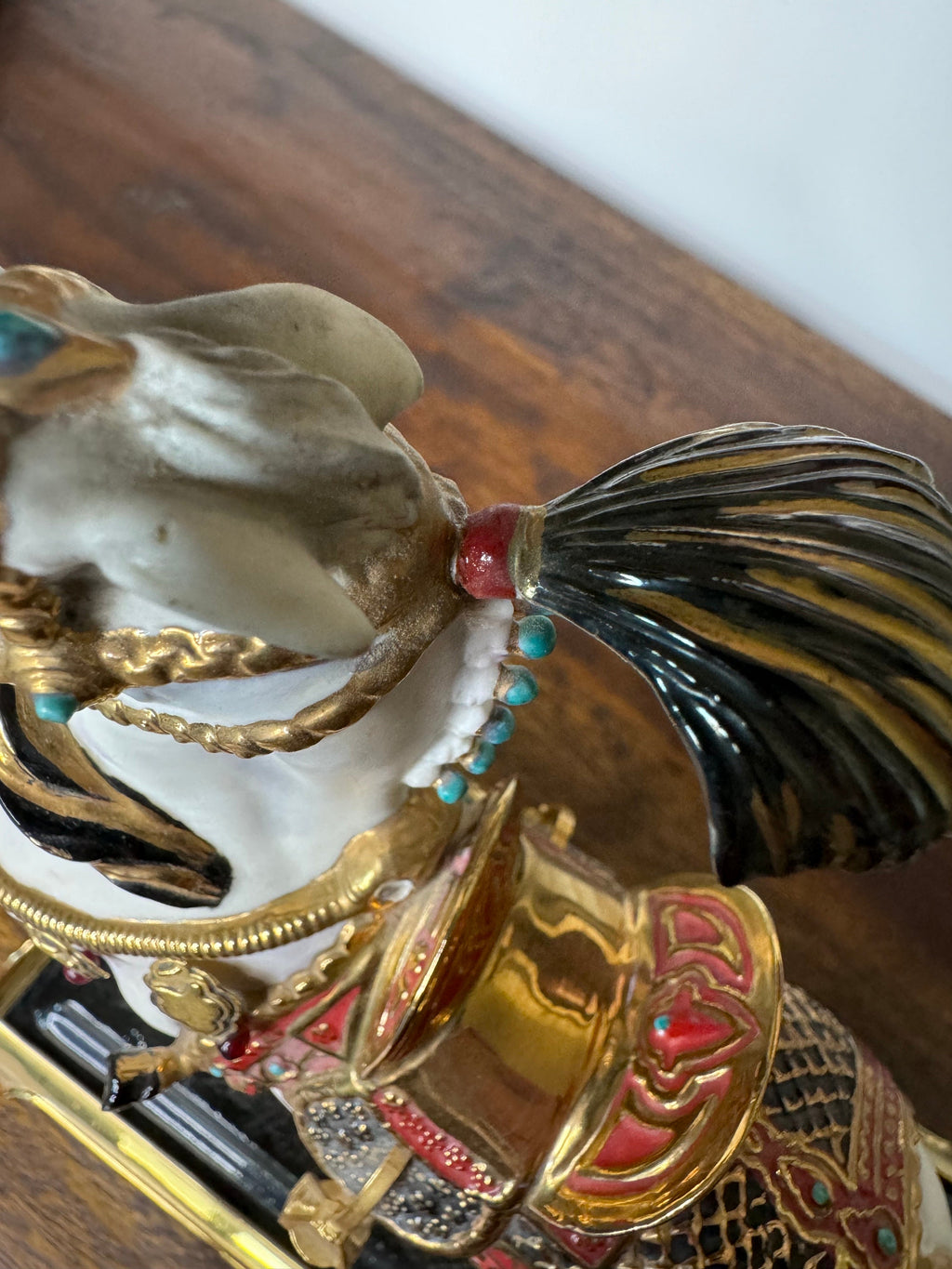 Stunning 1992 Faberge’ Imperial Steed by Franklin Mint