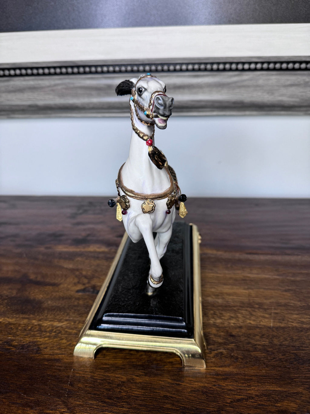 Stunning 1992 Faberge’ Imperial Steed by Franklin Mint