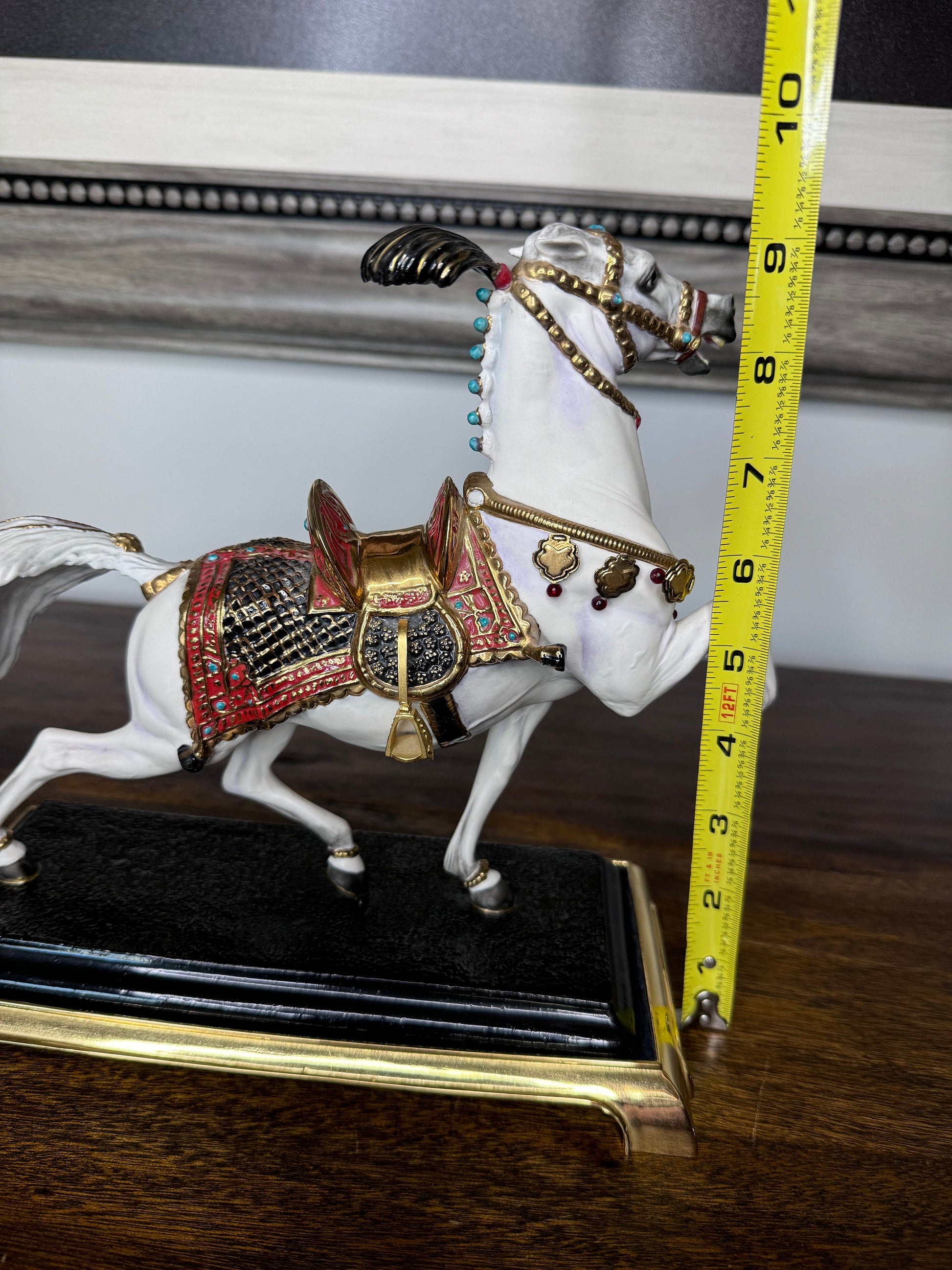 Stunning 1992 Faberge’ Imperial Steed by Franklin Mint