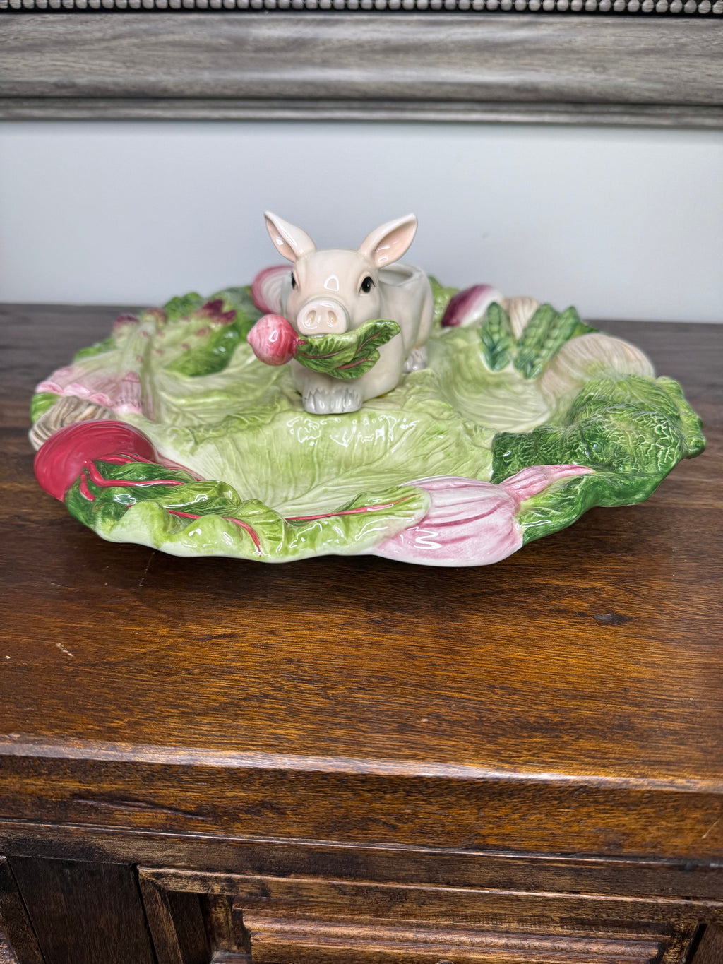 Vintage Fitz and Floyd French Market Sectioned Serving Platter