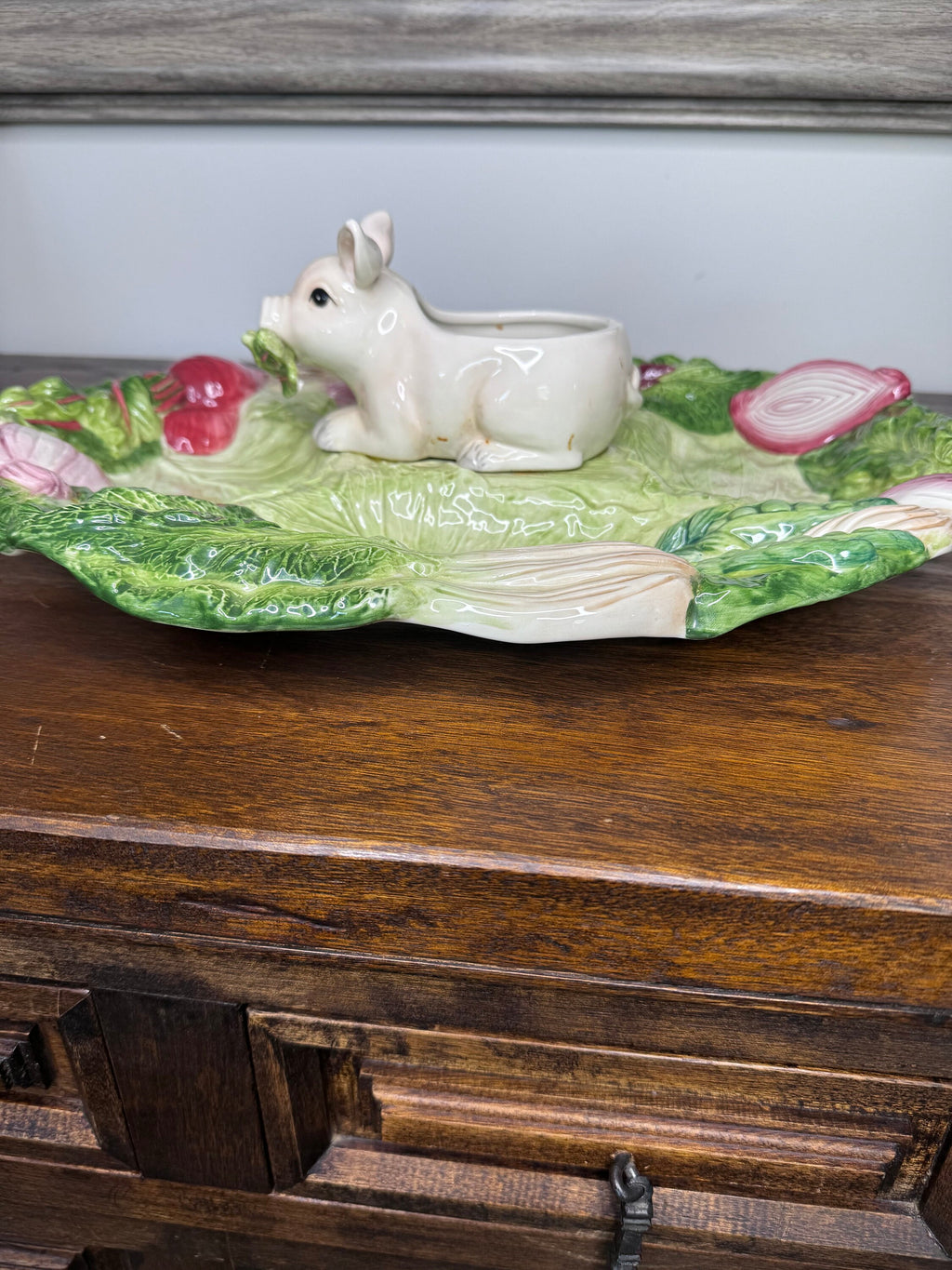 Vintage Fitz and Floyd French Market Sectioned Serving Platter