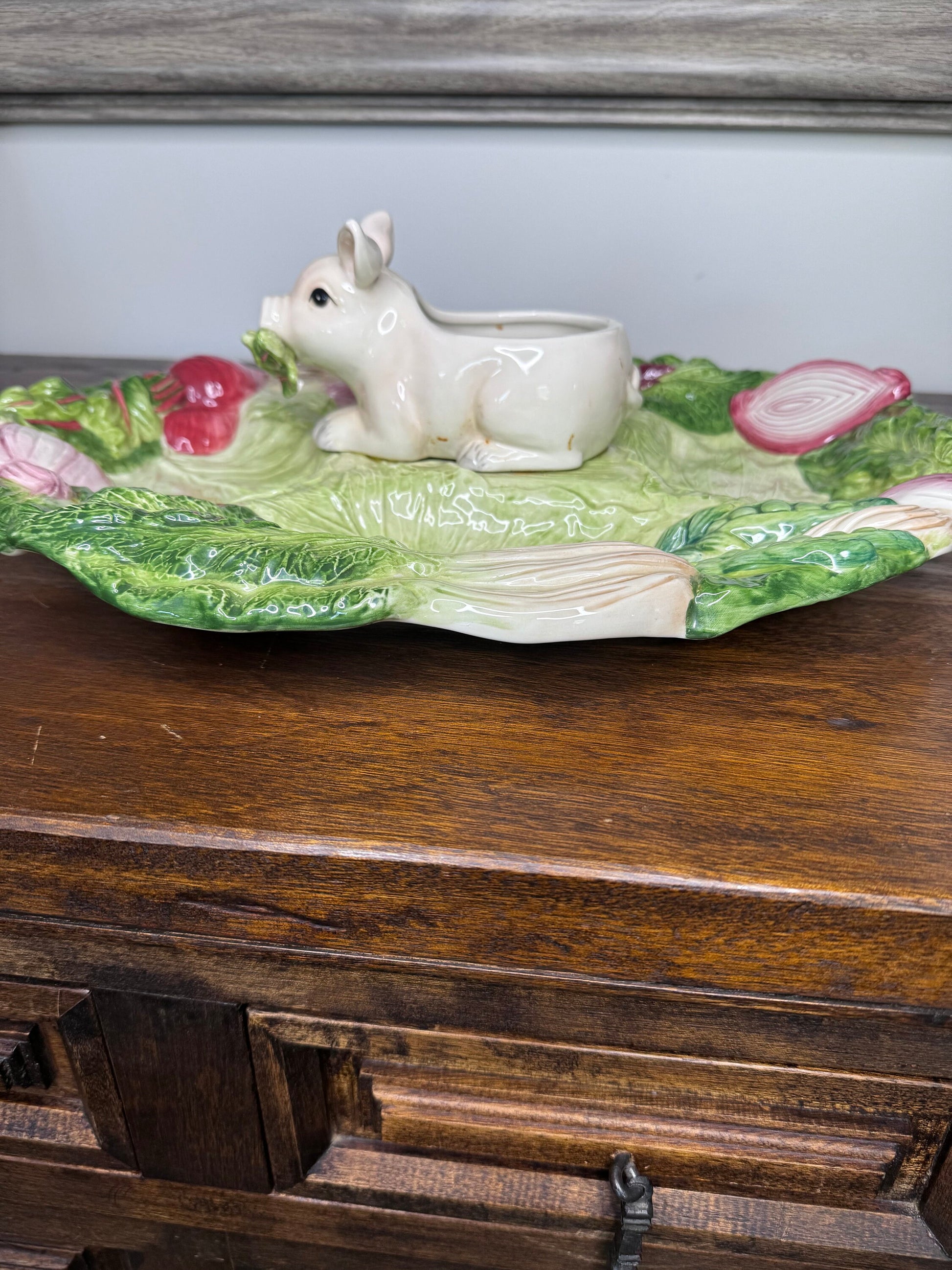 Vintage Fitz and Floyd French Market Sectioned Serving Platter