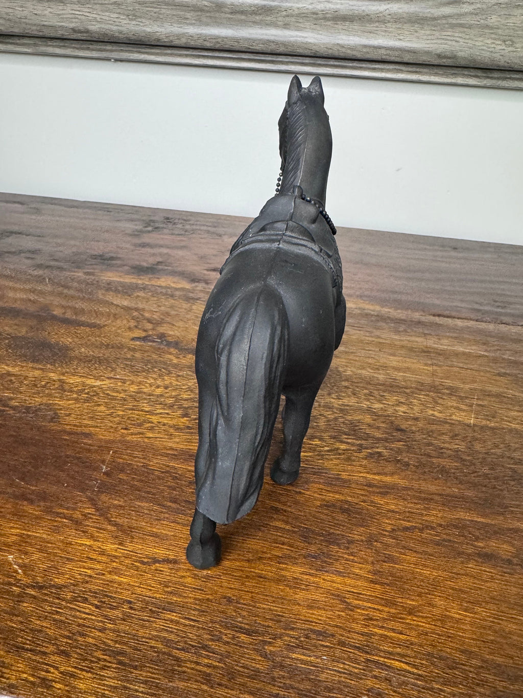Vintage Metal Horse Statue
