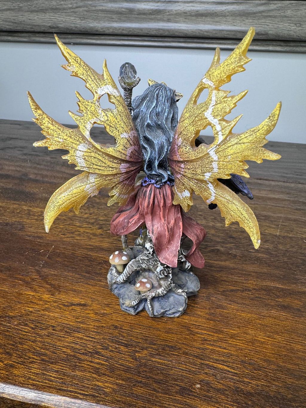 Autumn Fairy with Raven and Scepter