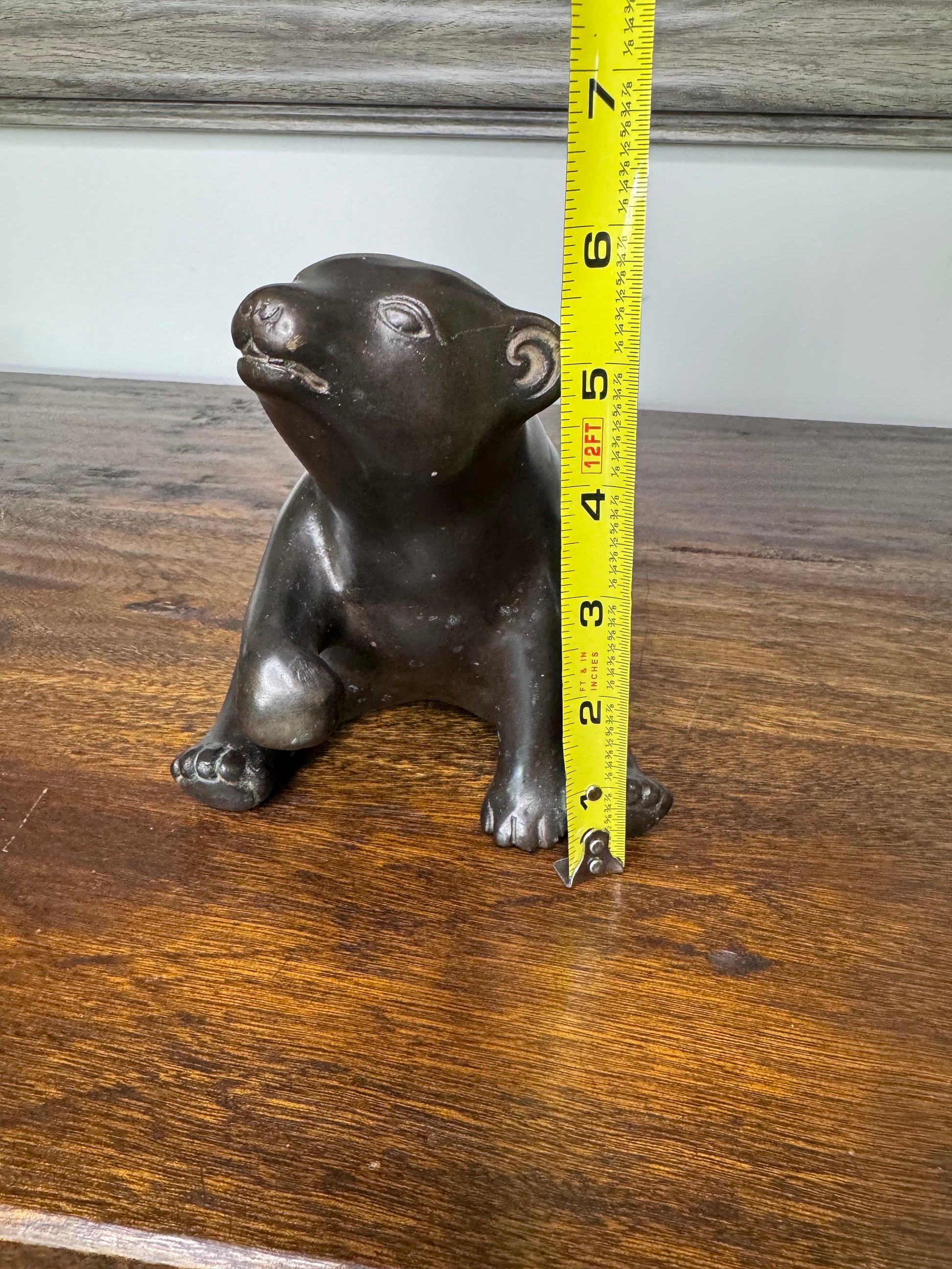 Vintage Signed and Numbered Santi’s Bronze Bear Cub
