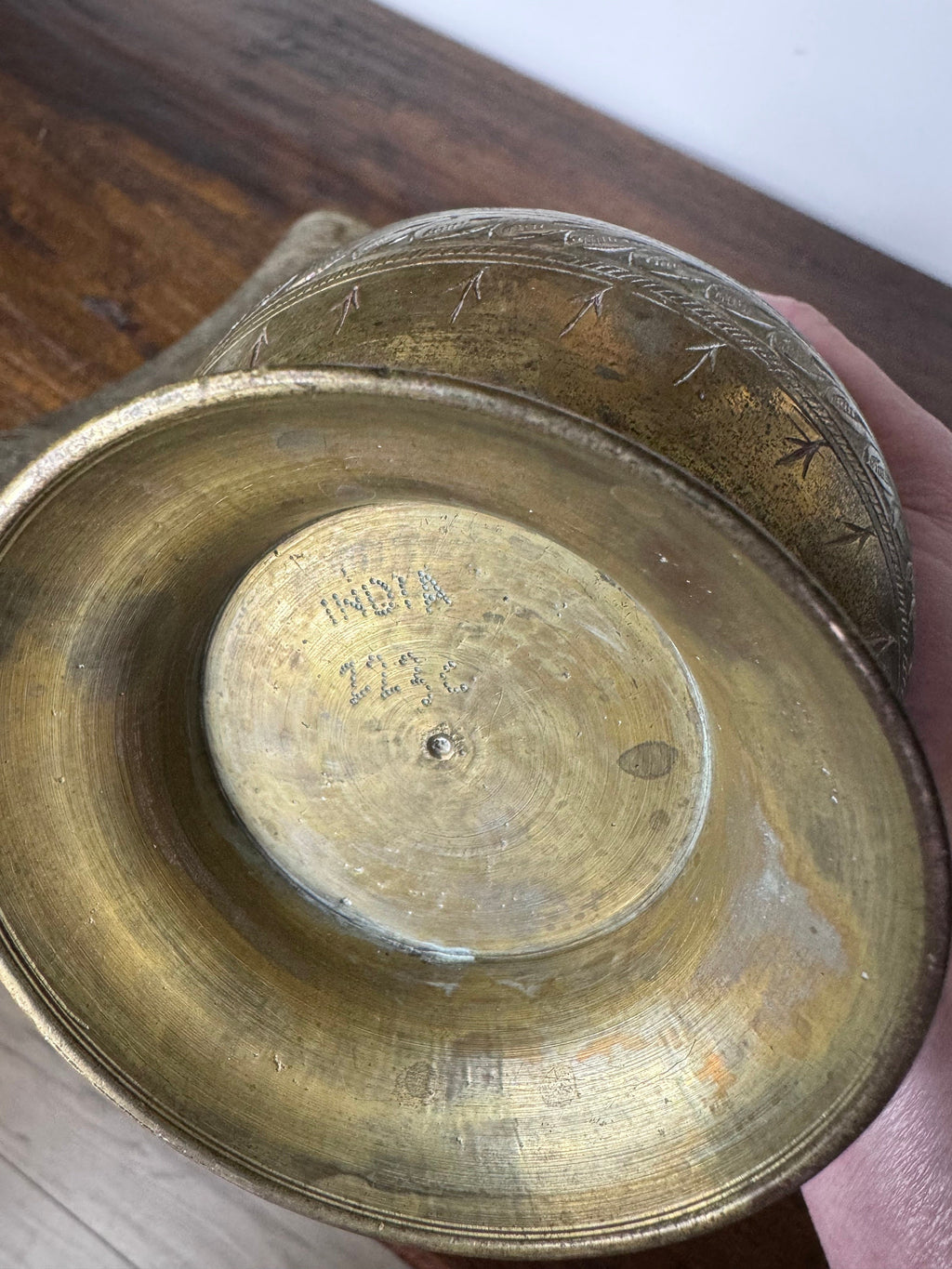 Vintage Set of Brass Vases made in India