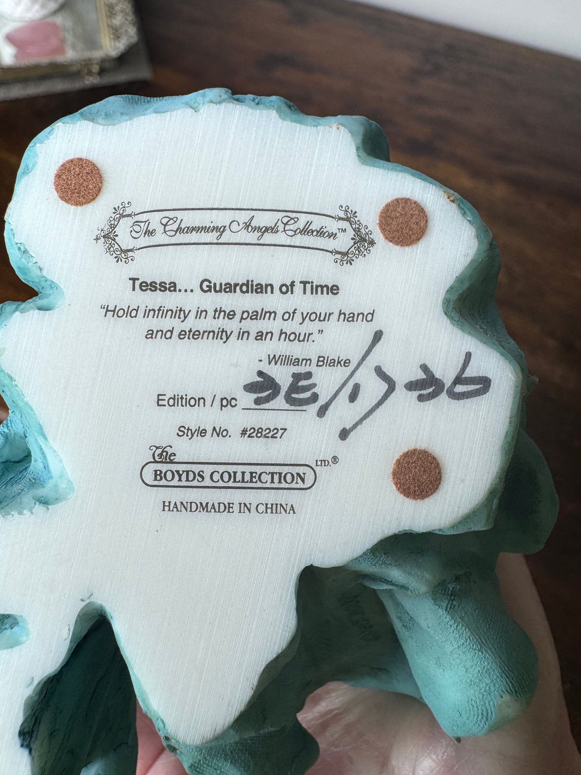 The Charming Angels Collection by Boyd’s Tessa- Guardian of Time